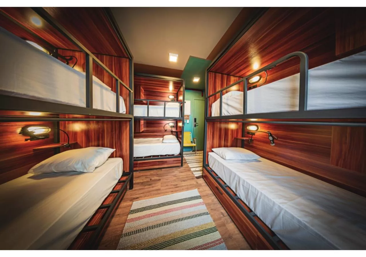 Bed in 4-Bed Dormitory Room in The Garden