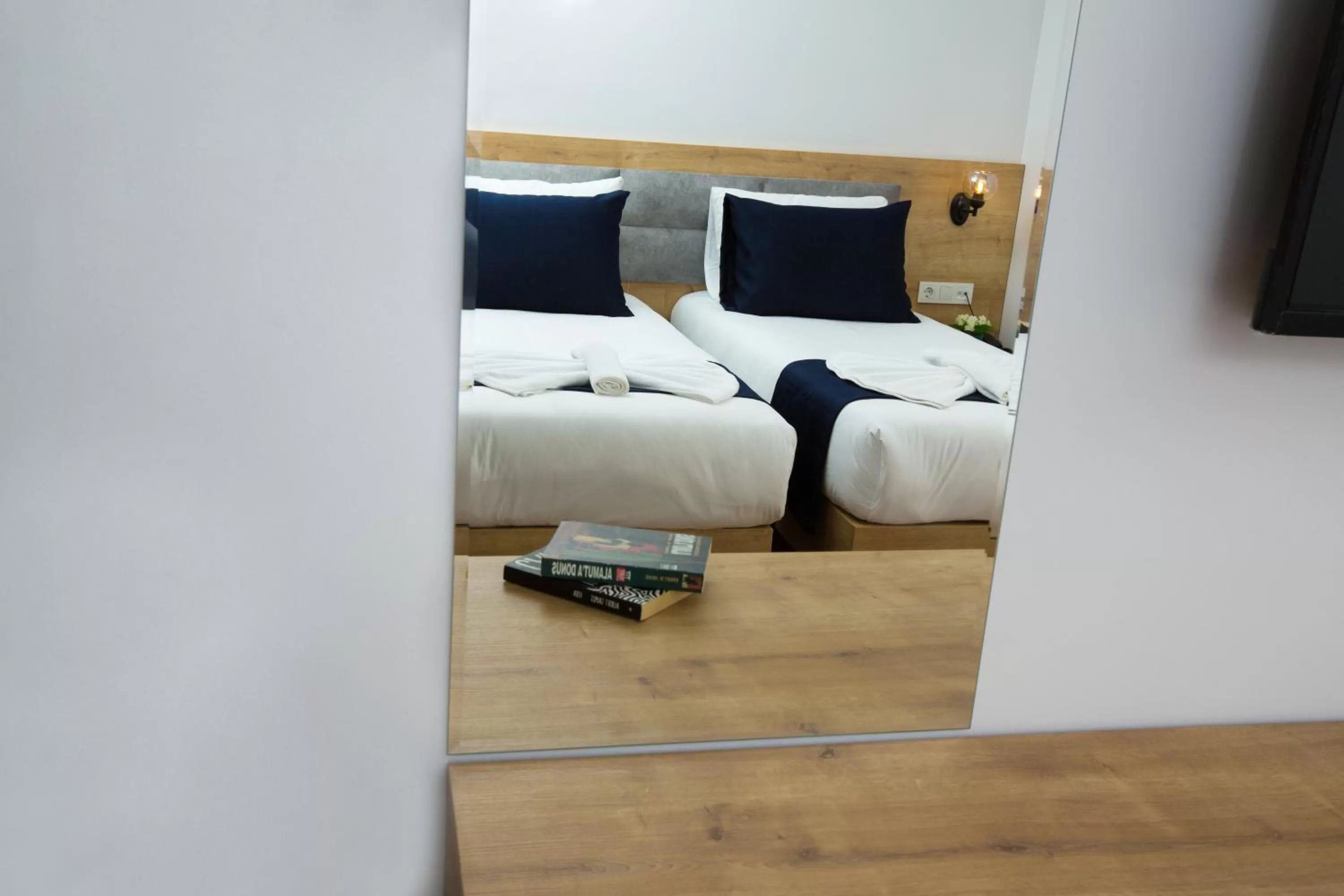 Bed in Golden Street Hotel