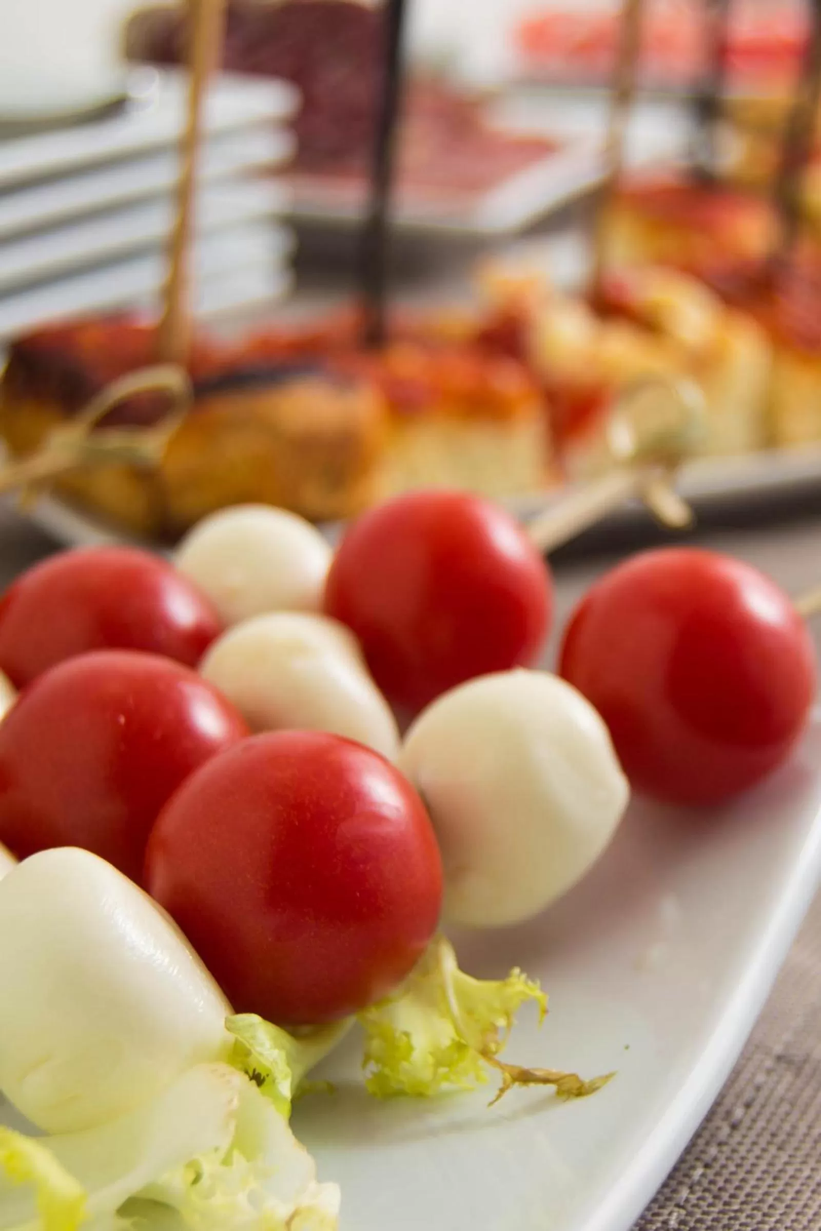 Food close-up in Hotel Santa Brigida