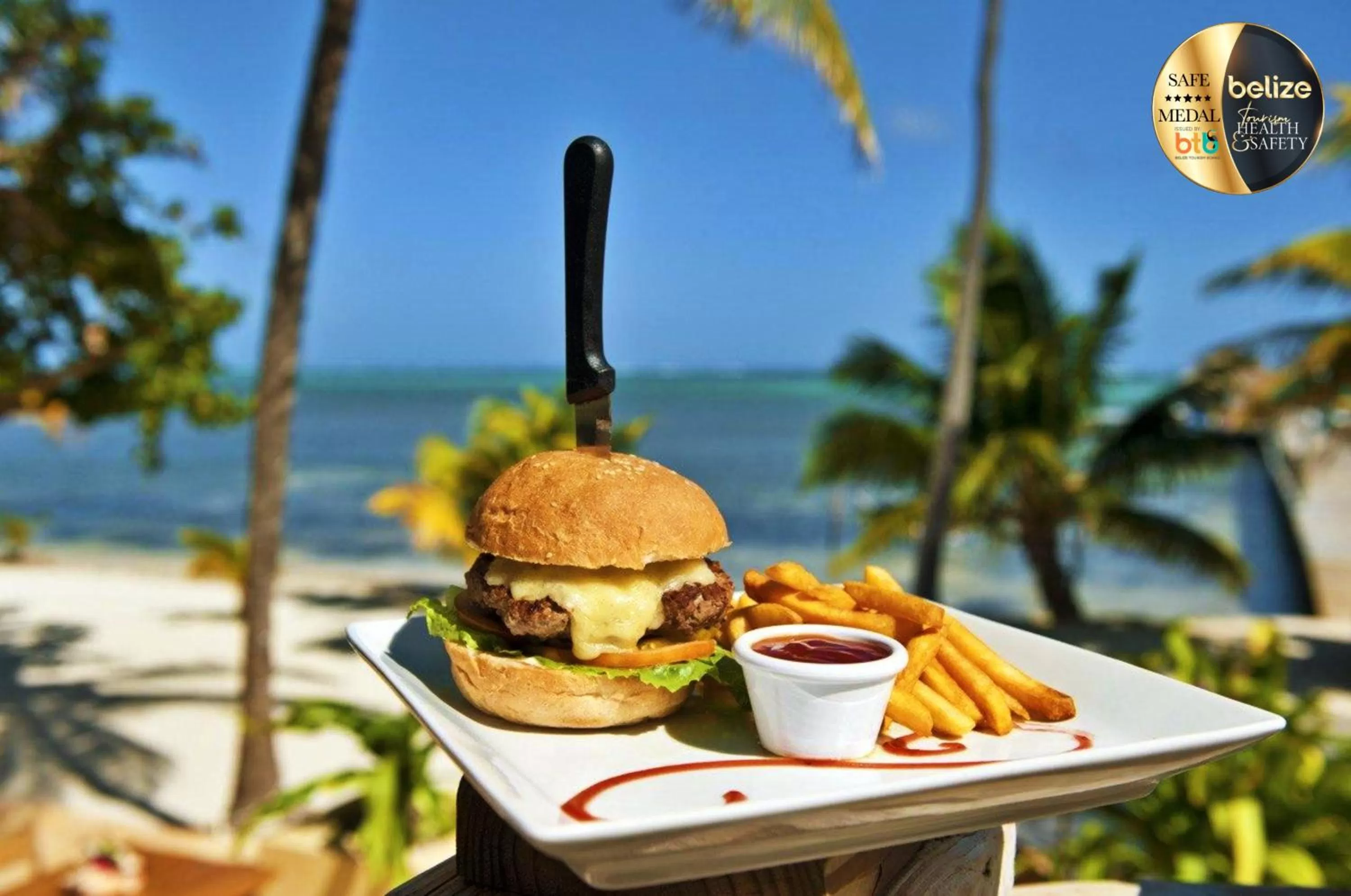 Food close-up in Portofino Beach Resort-An Authentic Island Escape!