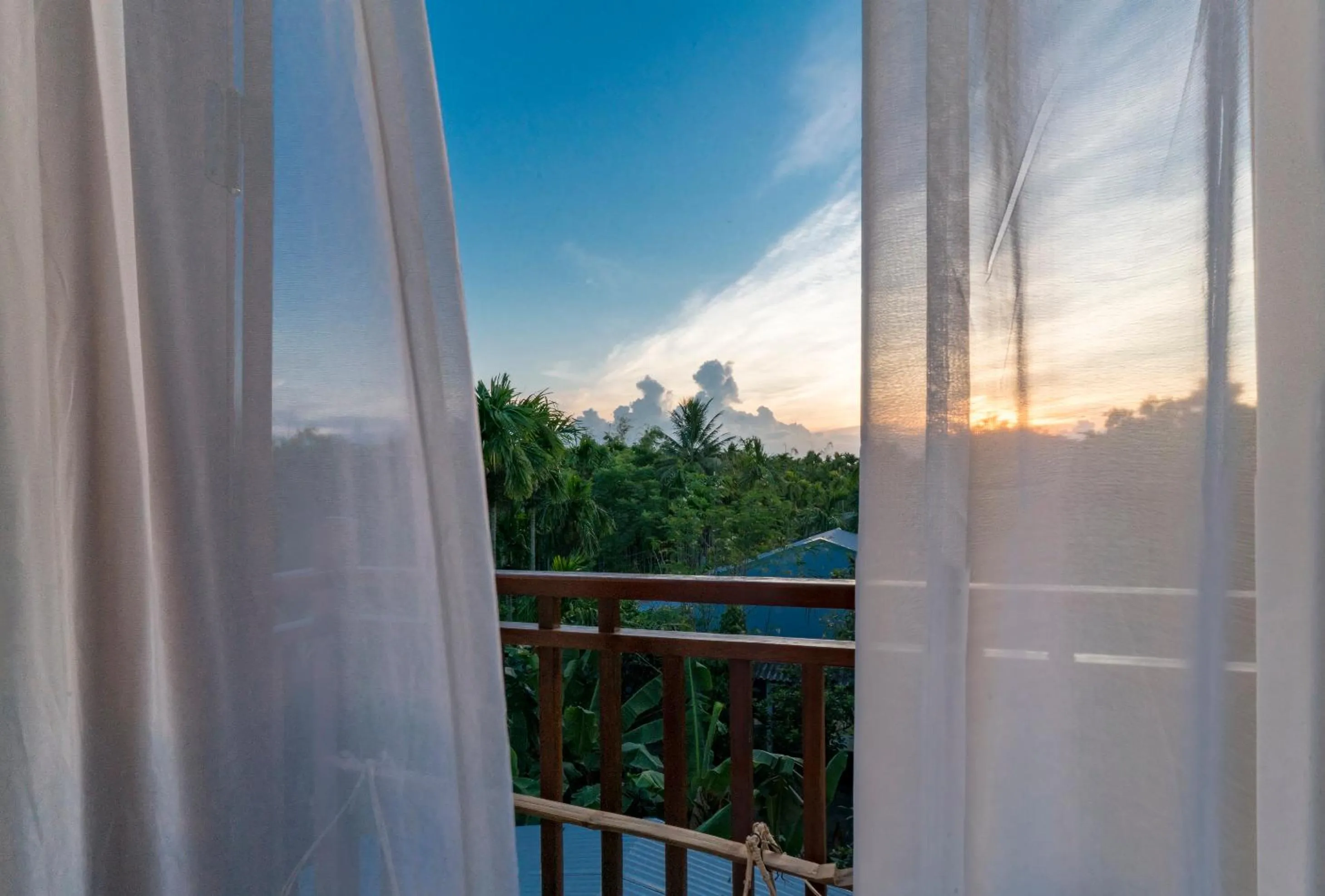 Balcony/Terrace in Riverside Hamlet Homestay & Villa