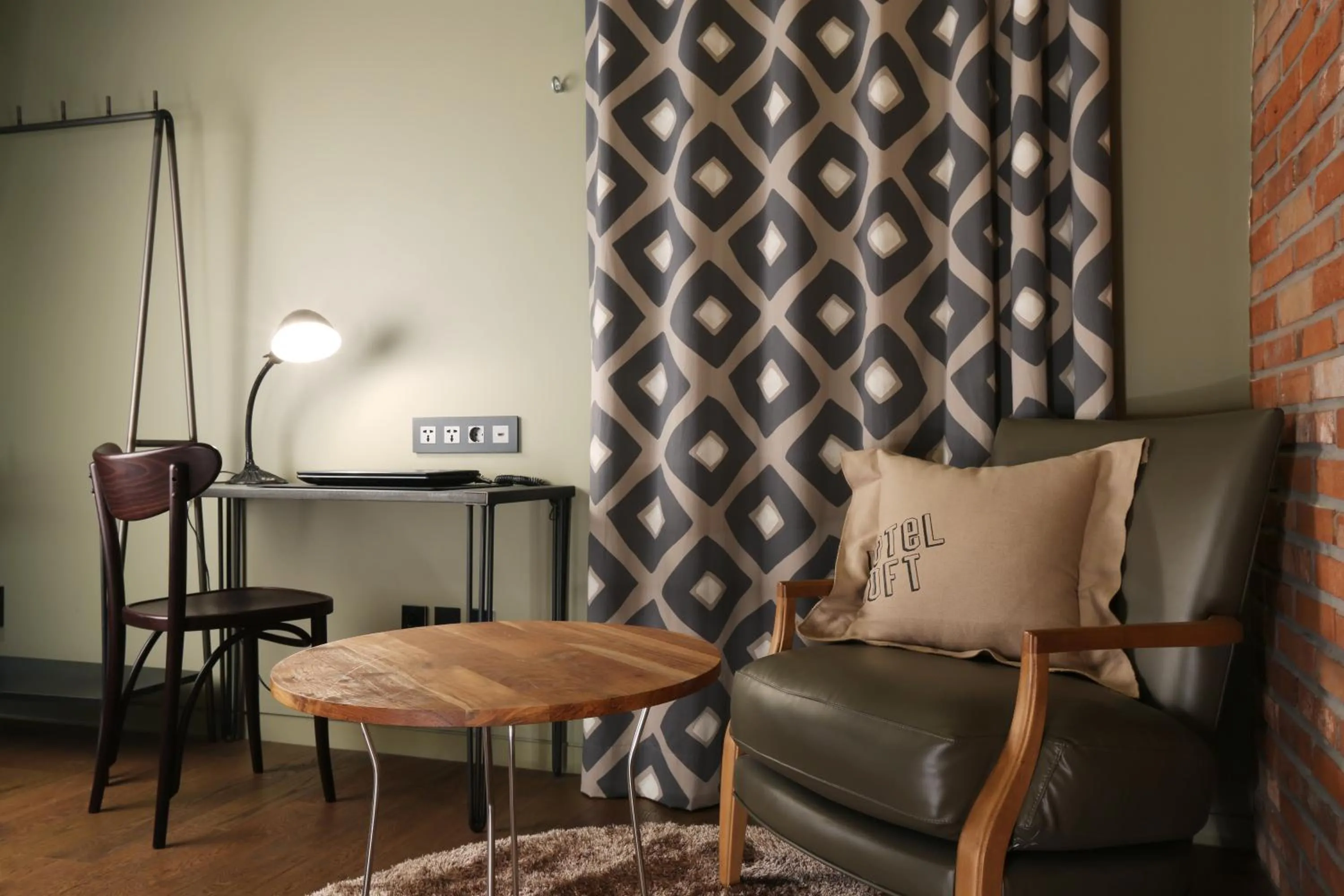 Seating area in Boutique Hotel Loft
