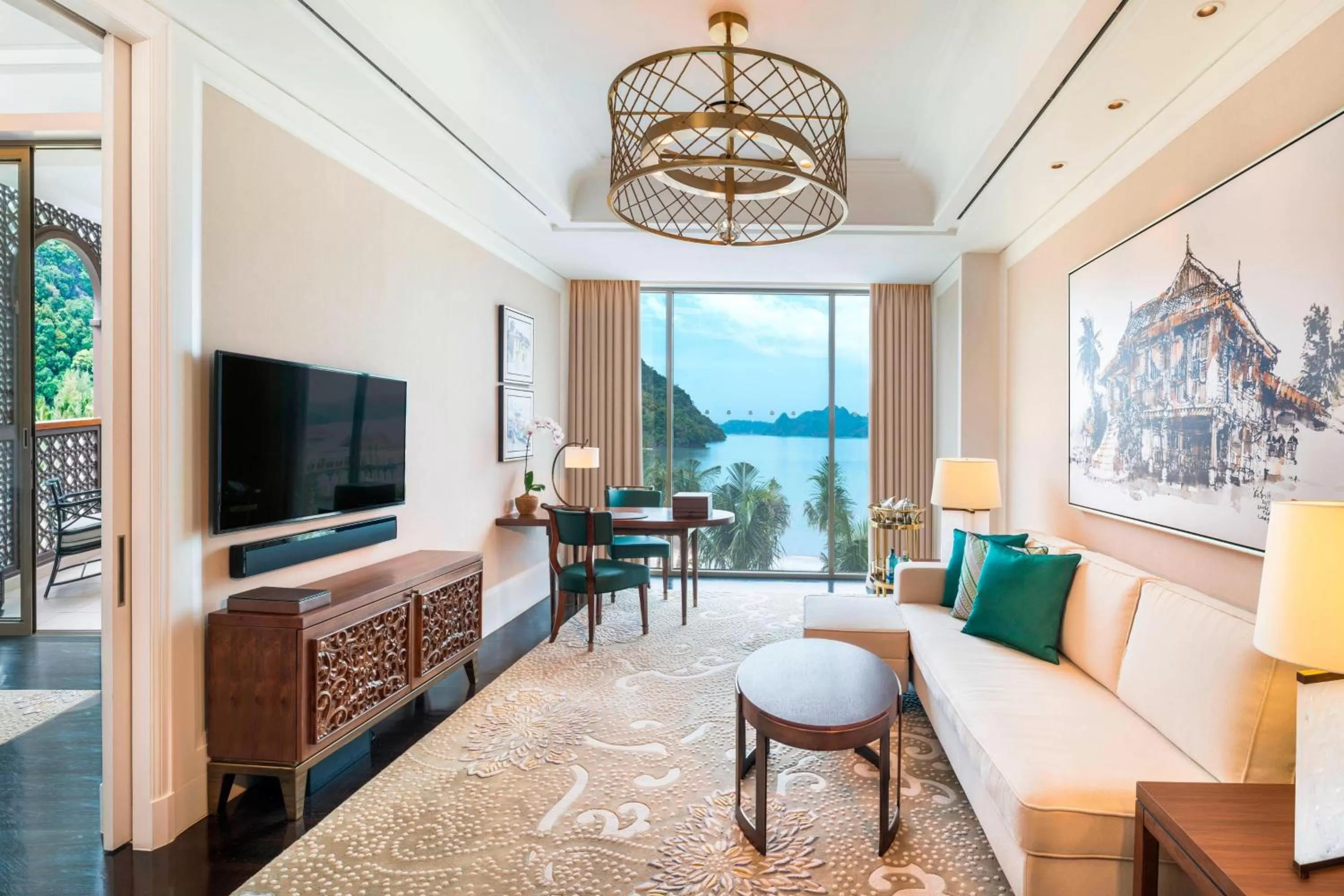 Living room in The St. Regis Langkawi