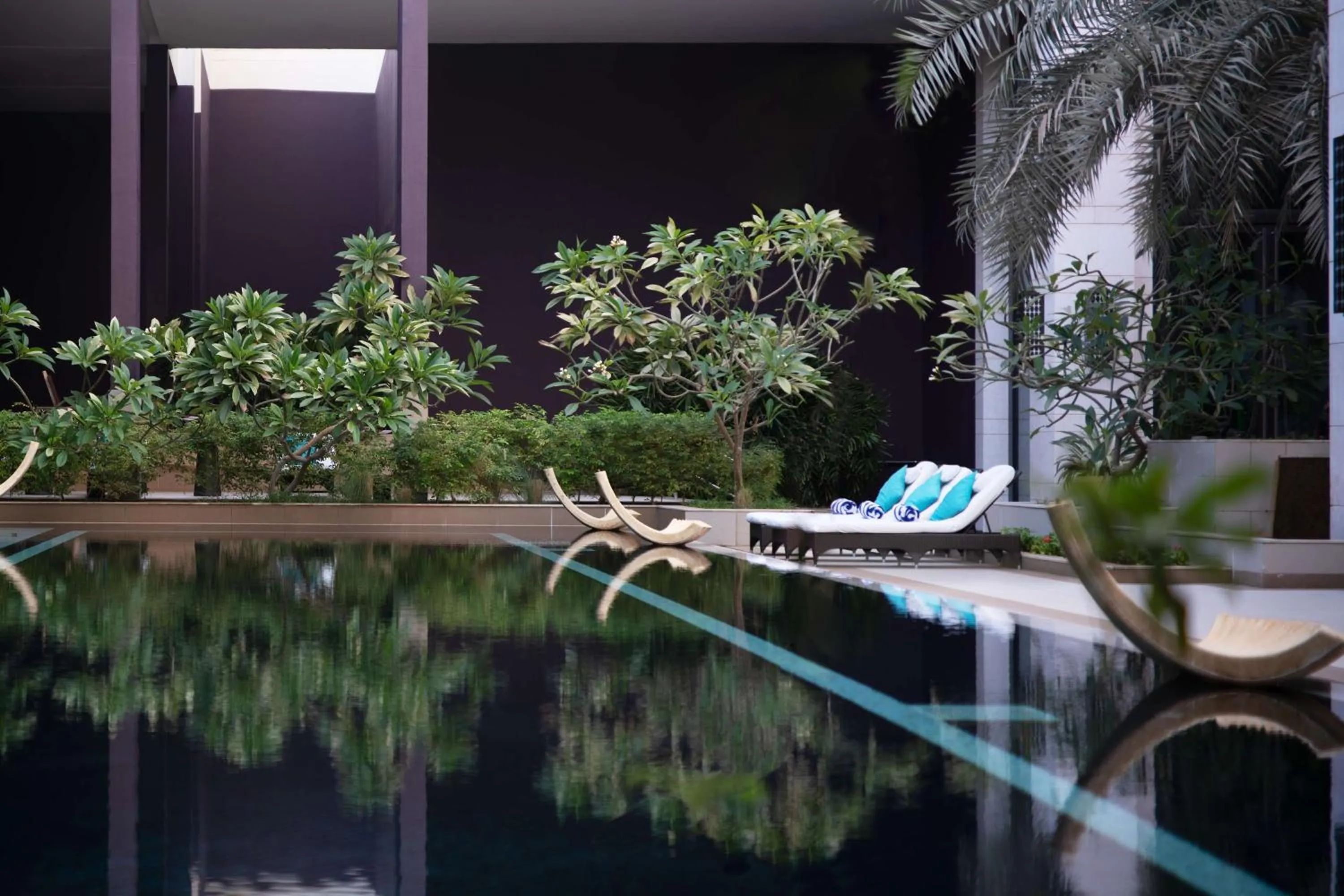 Pool view in Radisson Collection Muscat, Hormuz Grand