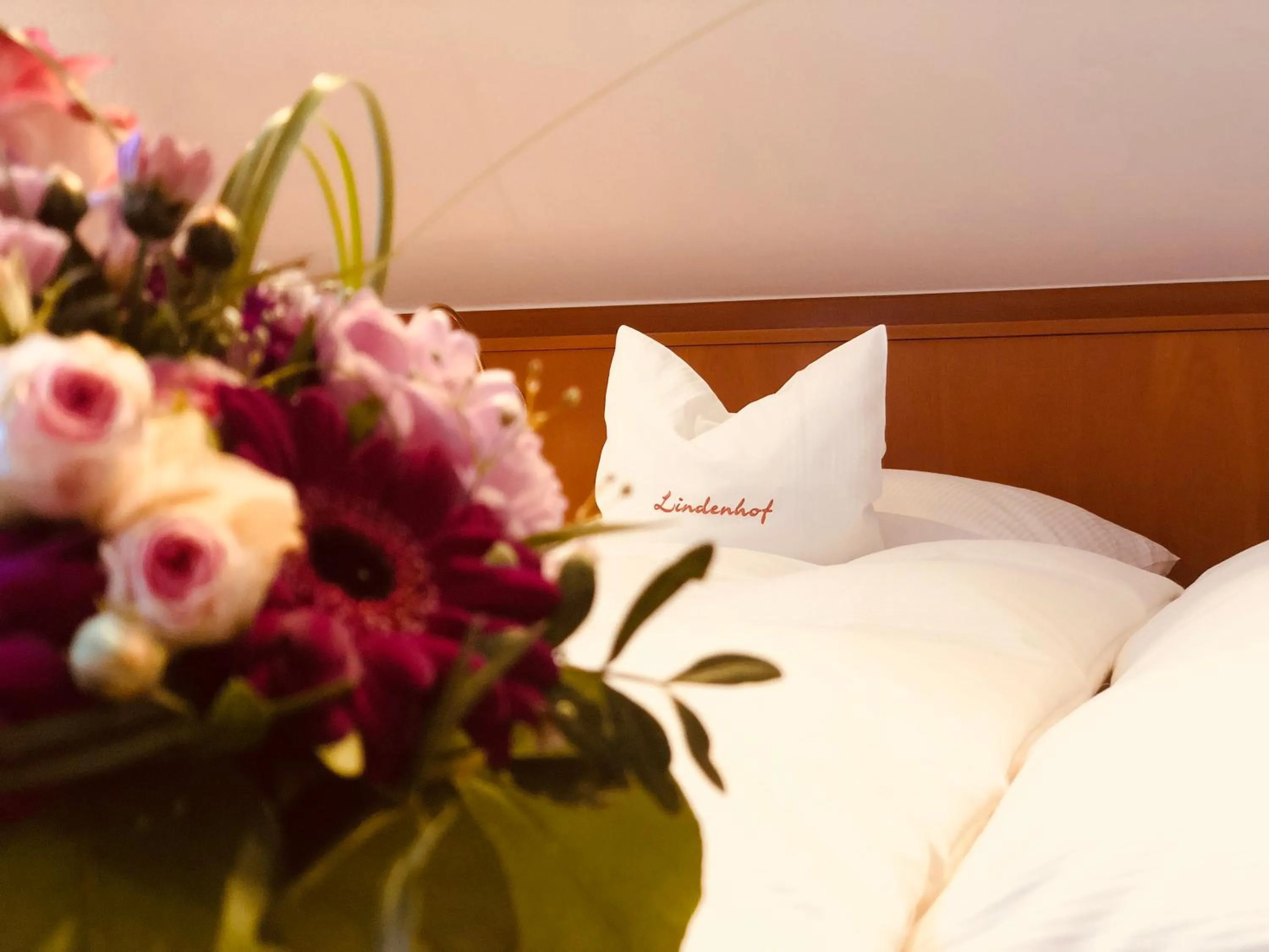 Bed in Hotel Lindenhof