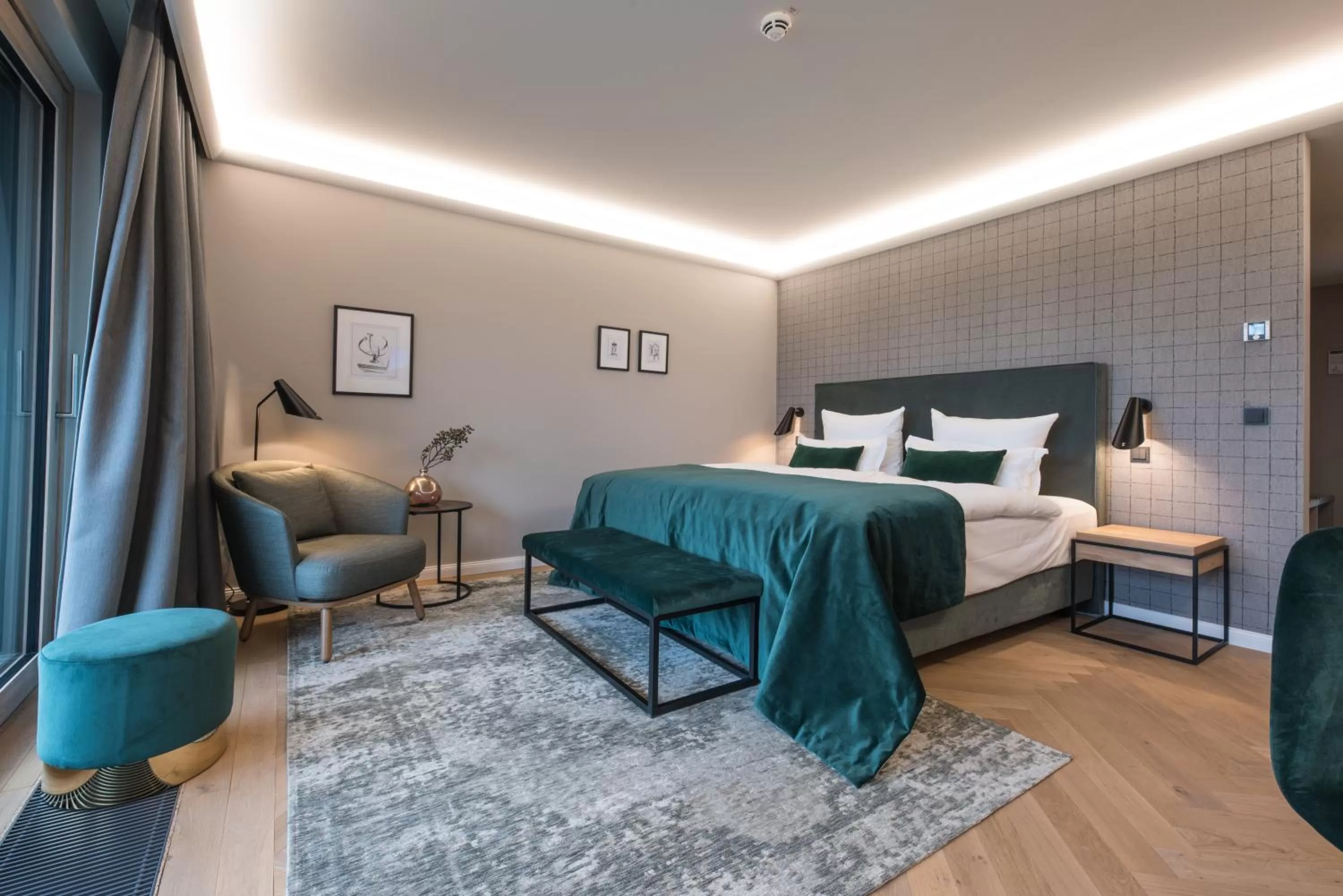 Bed in Gut Kump Gastronomie und Hotel