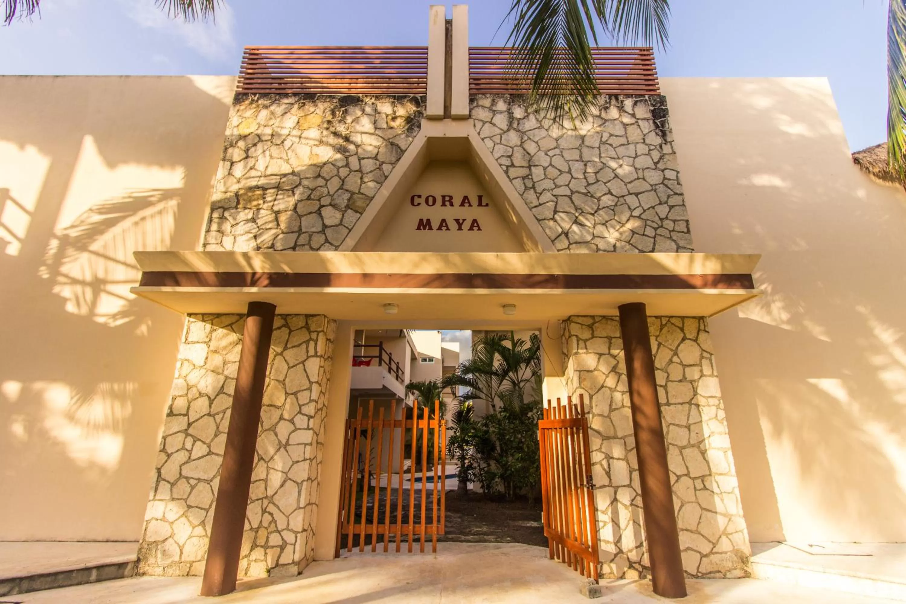Property building in Coral Maya Stay Suites