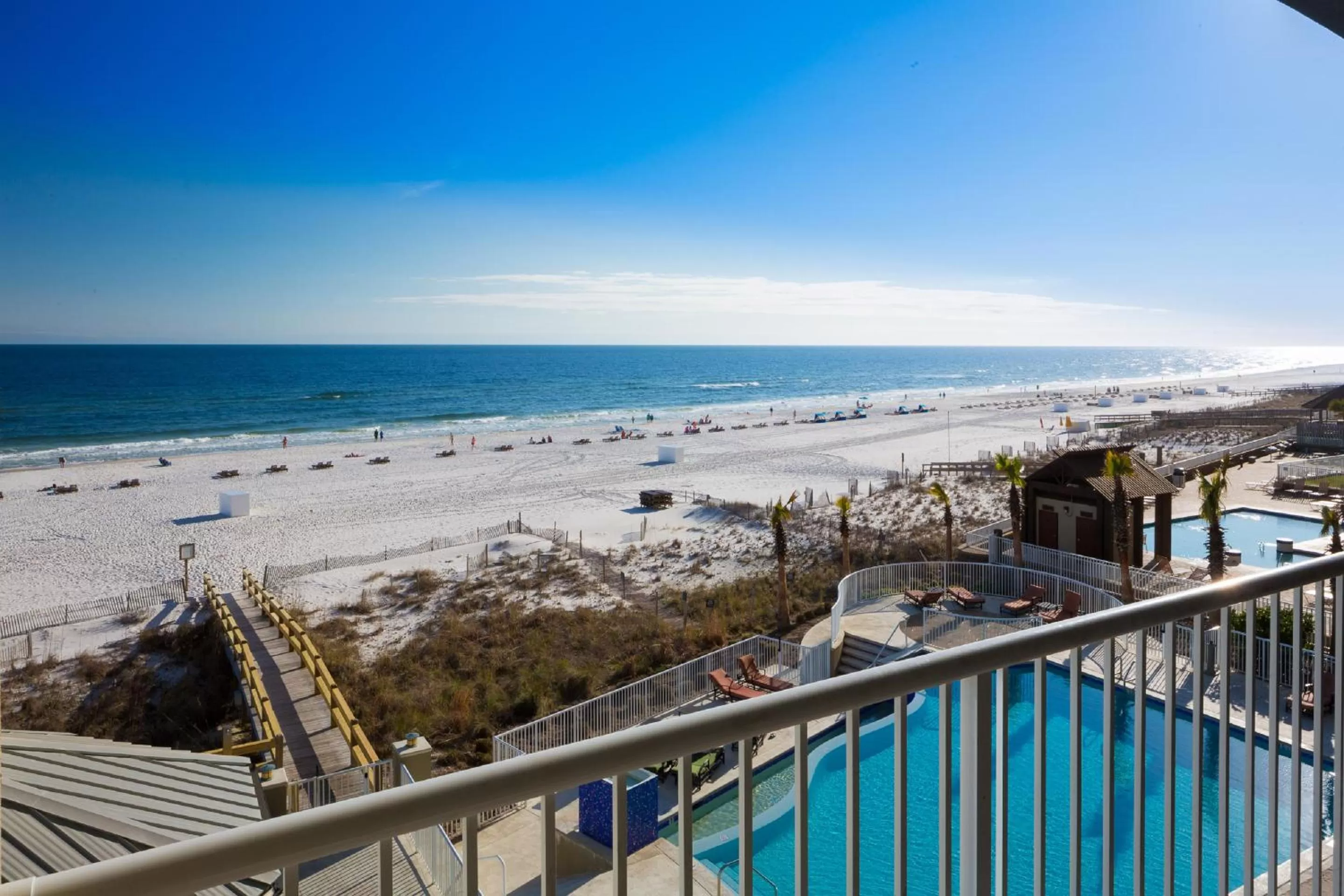Balcony/Terrace in Escapes! To The Shores Orange Beach, A Ramada by Wyndham