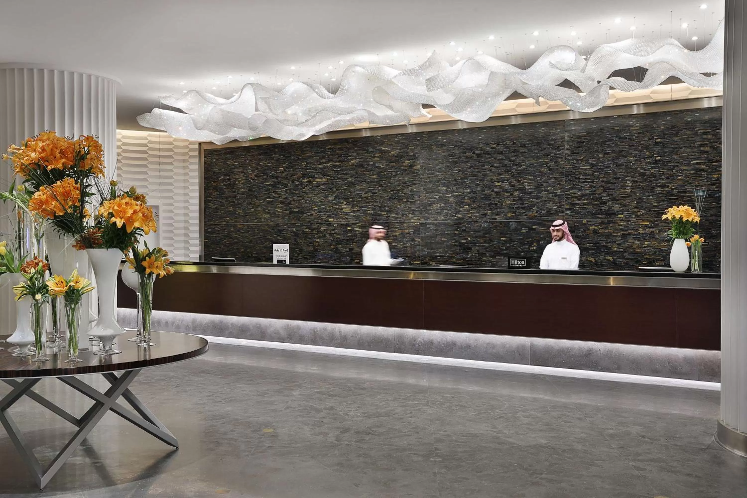 Lobby or reception in Hilton Riyadh Hotel & Residences