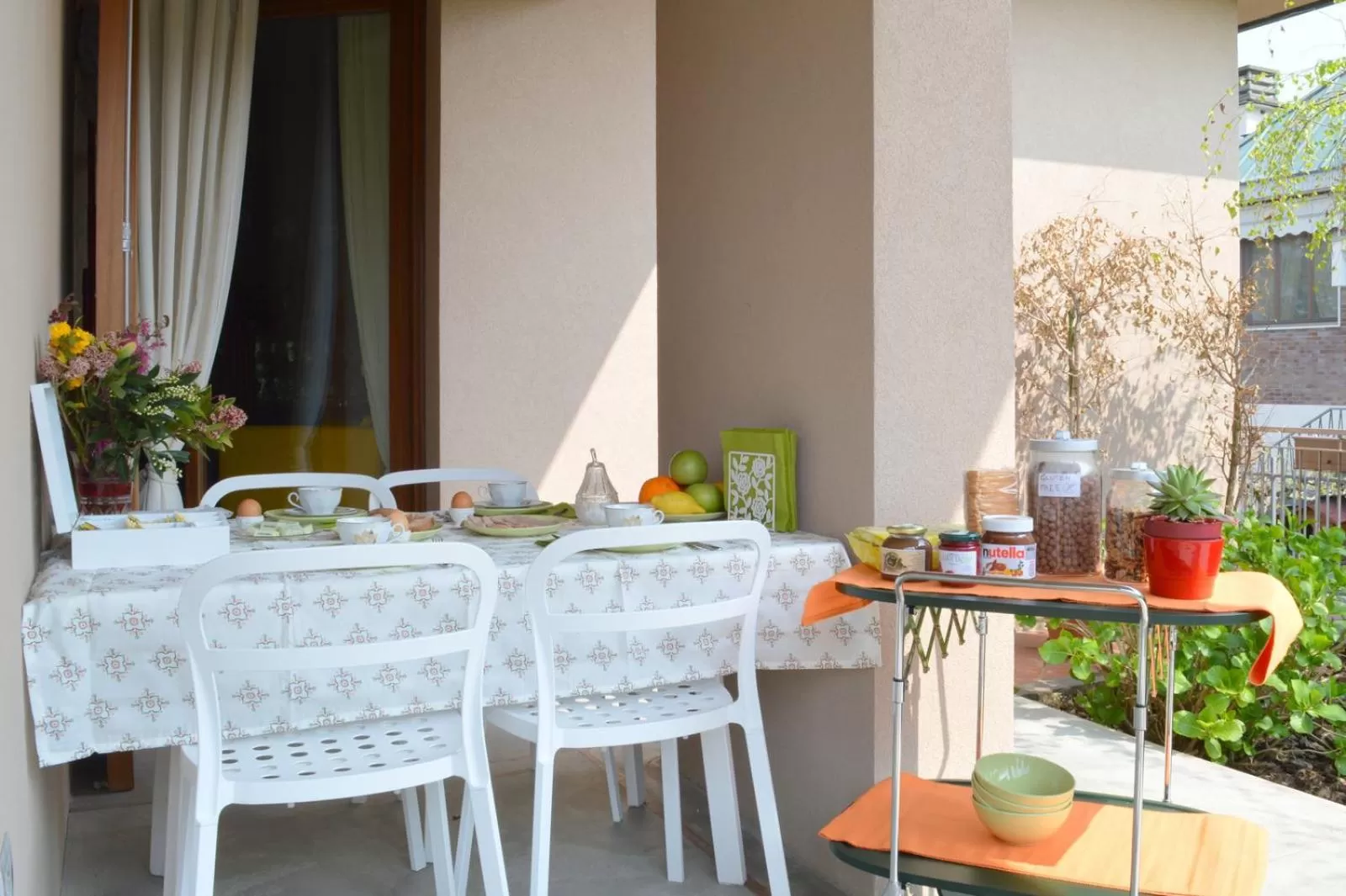 Patio in B&B La Casa di Angela