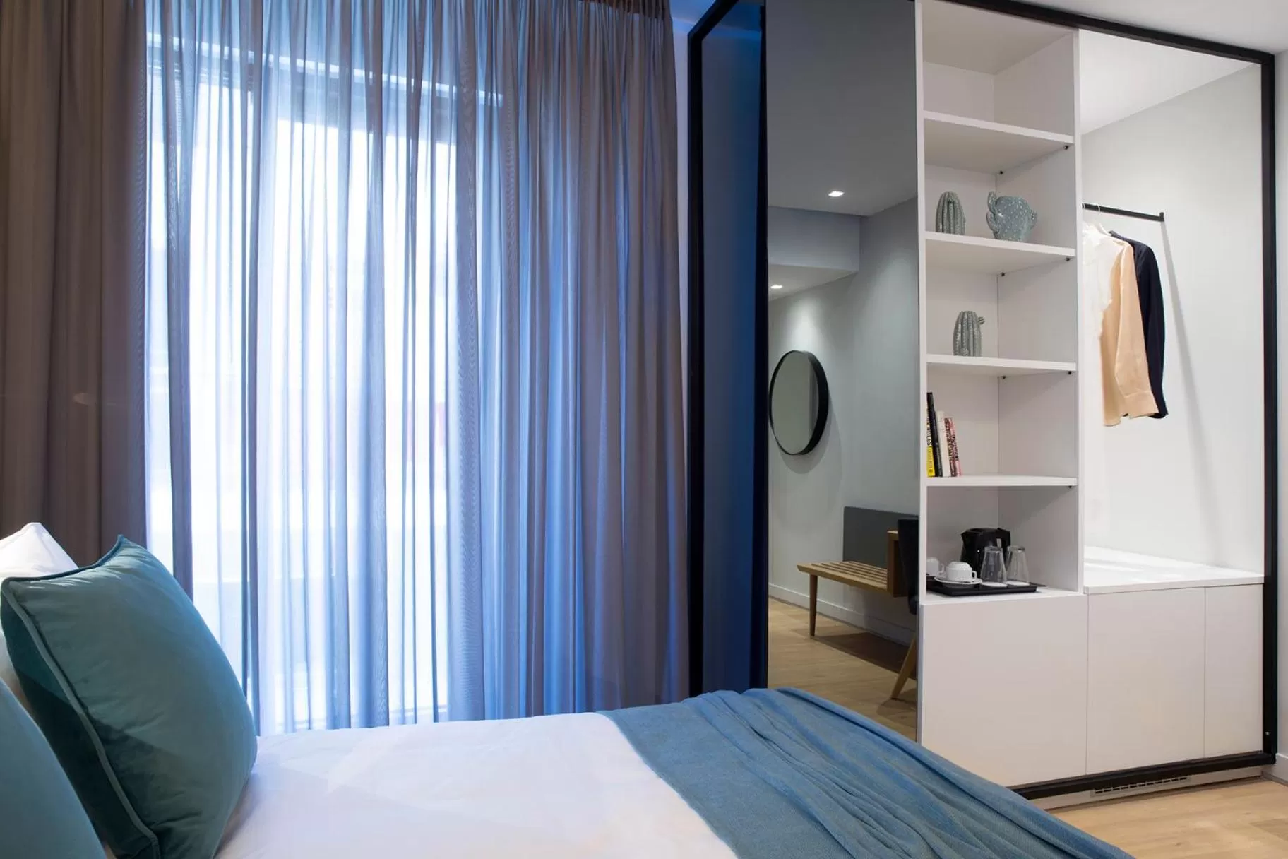 Photo of the whole room, Bed in The Alex Monte Kastella, Santikos Collection