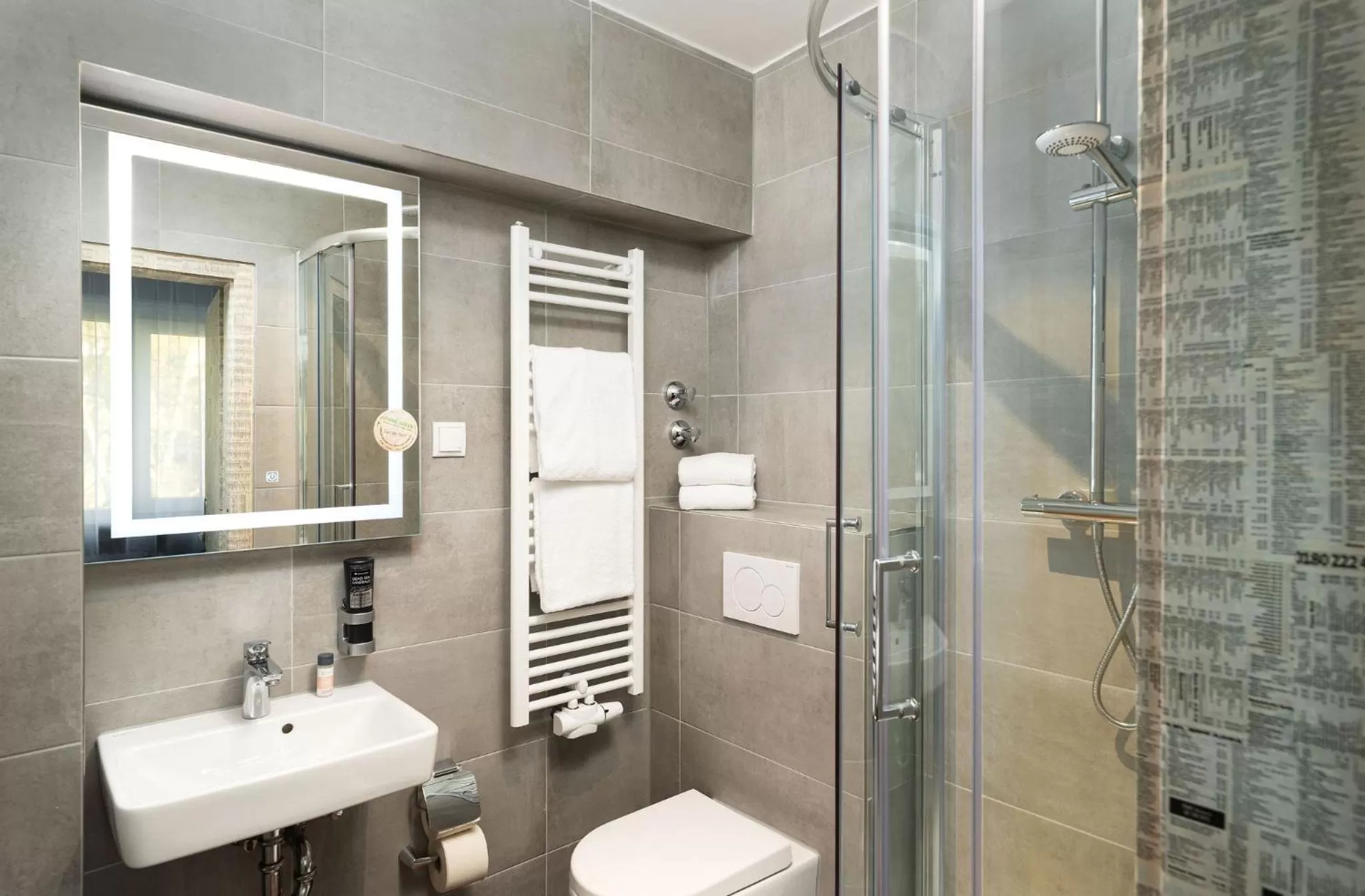 Bathroom in tinyTwice Hotel Bonn