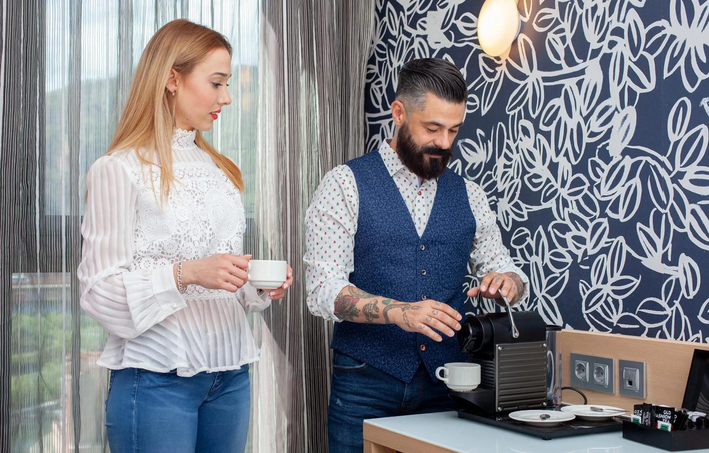 People in Spirit Hotel Gran Bilbao