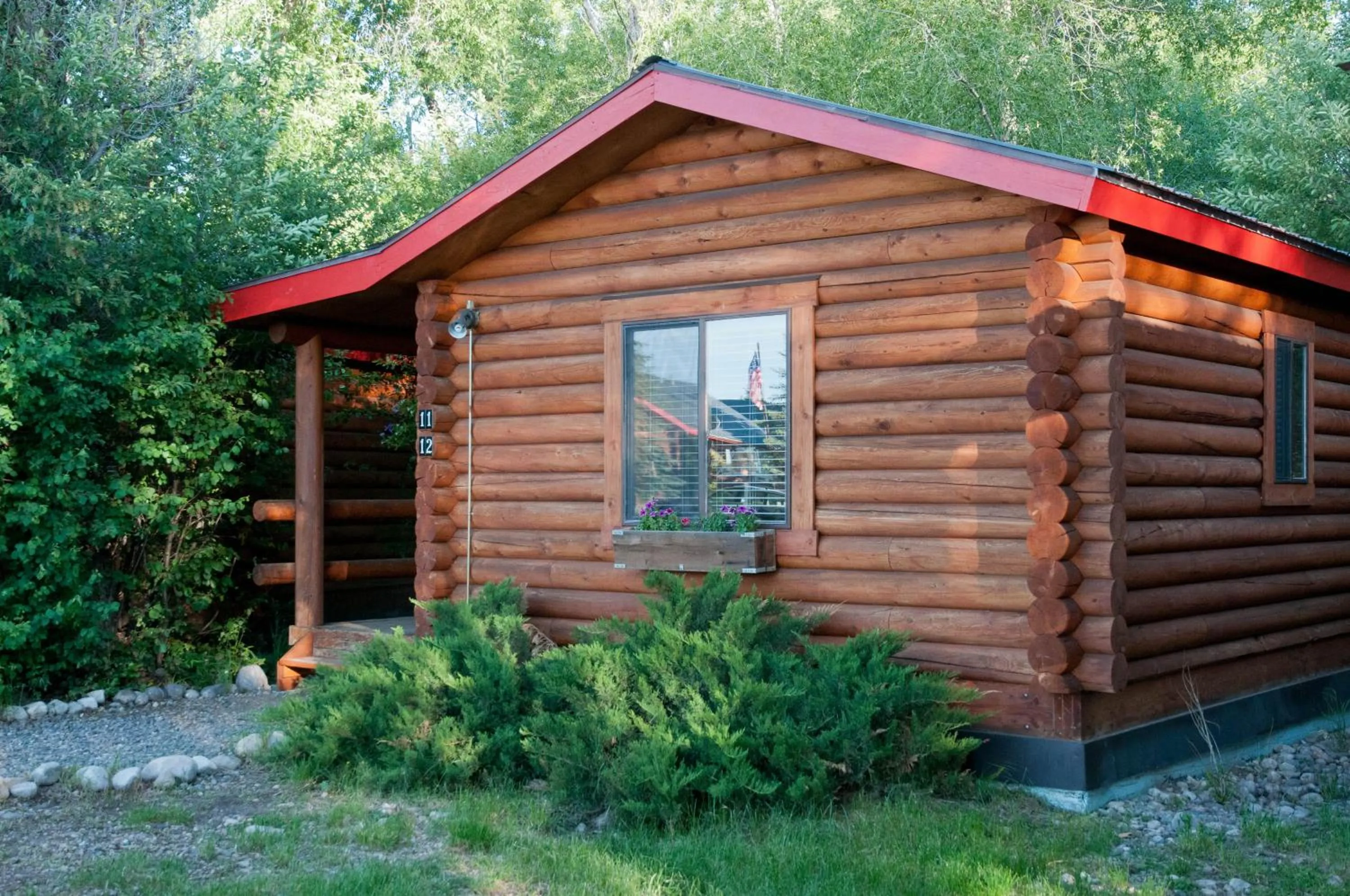 Property building in Teton Valley Cabins