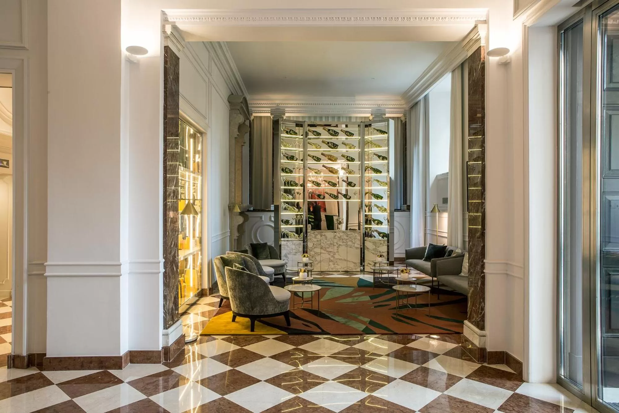 Lobby or reception in Sofitel Roma Villa Borghese