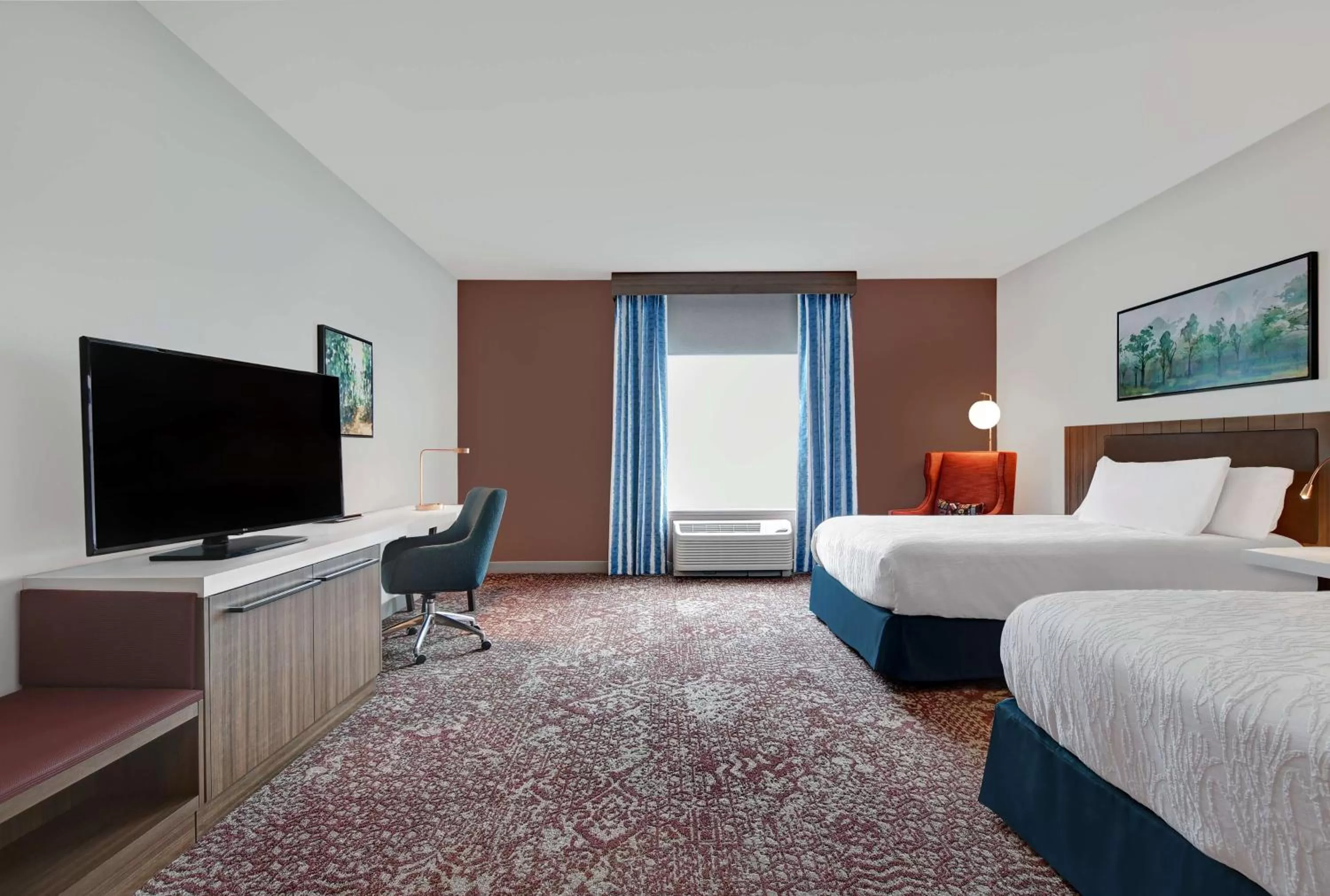 Deluxe Queen Room with Two Queen Beds - Hearing Accessible in Hilton Garden Inn Madison Huntsville Airport
