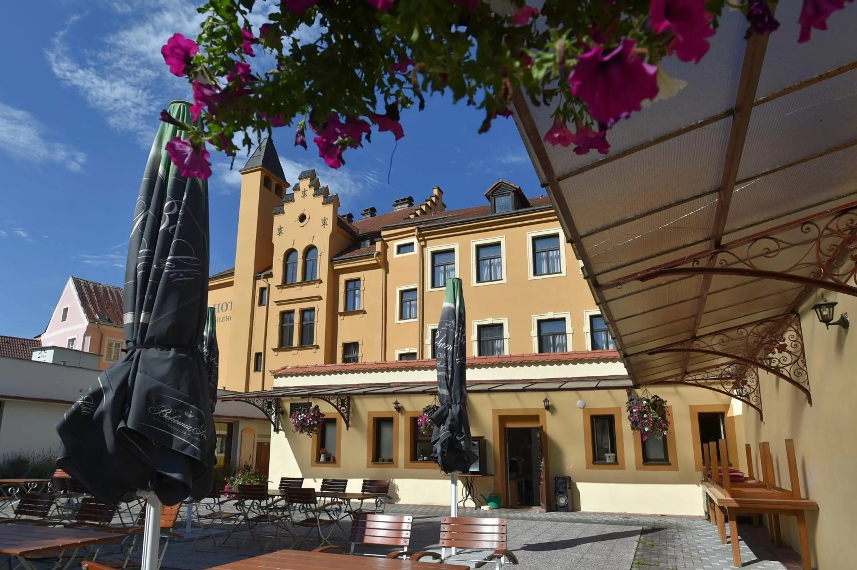 Balcony/Terrace in Hotel U Bílého koně