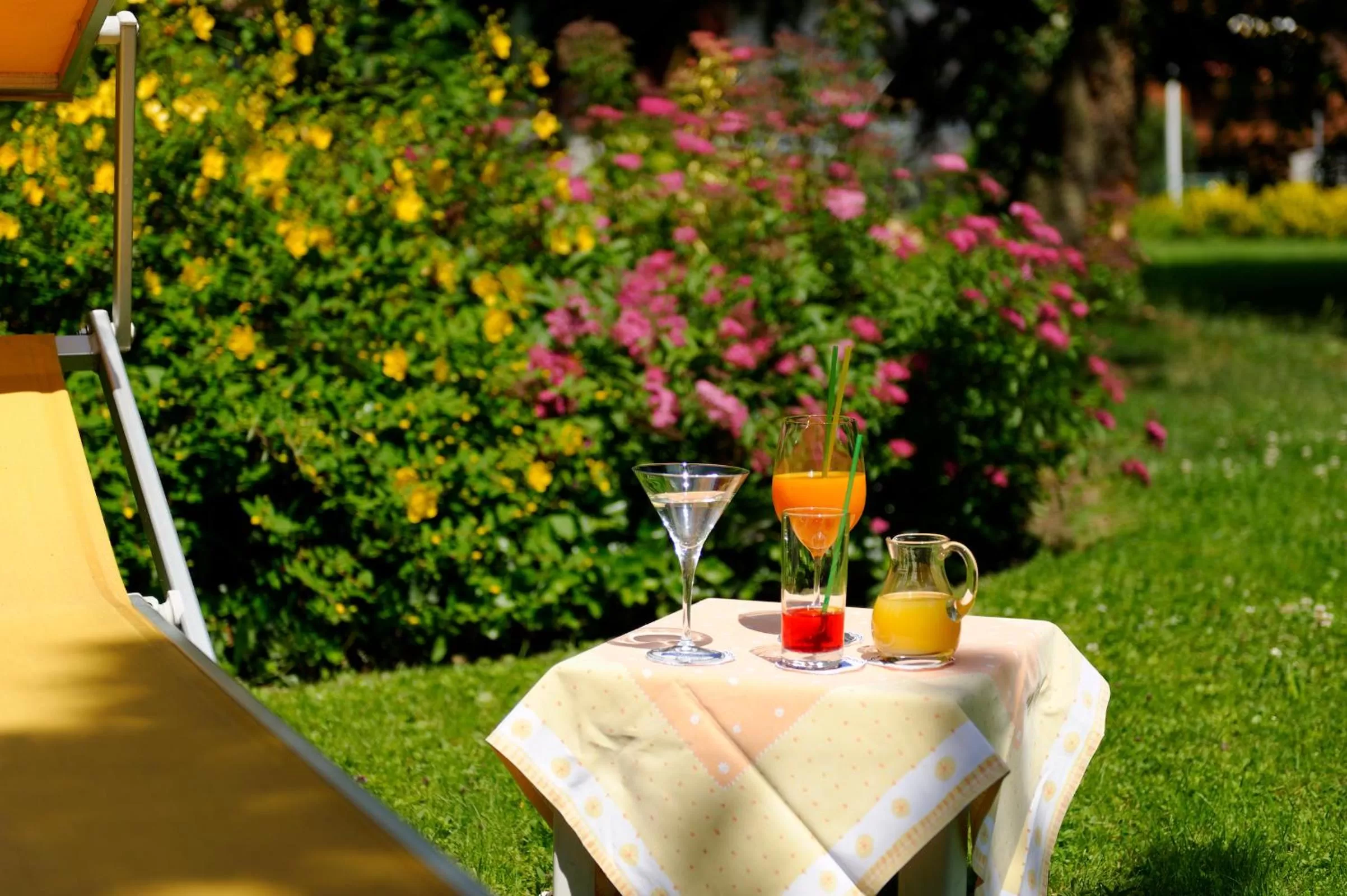 Garden in Hotel Beausite