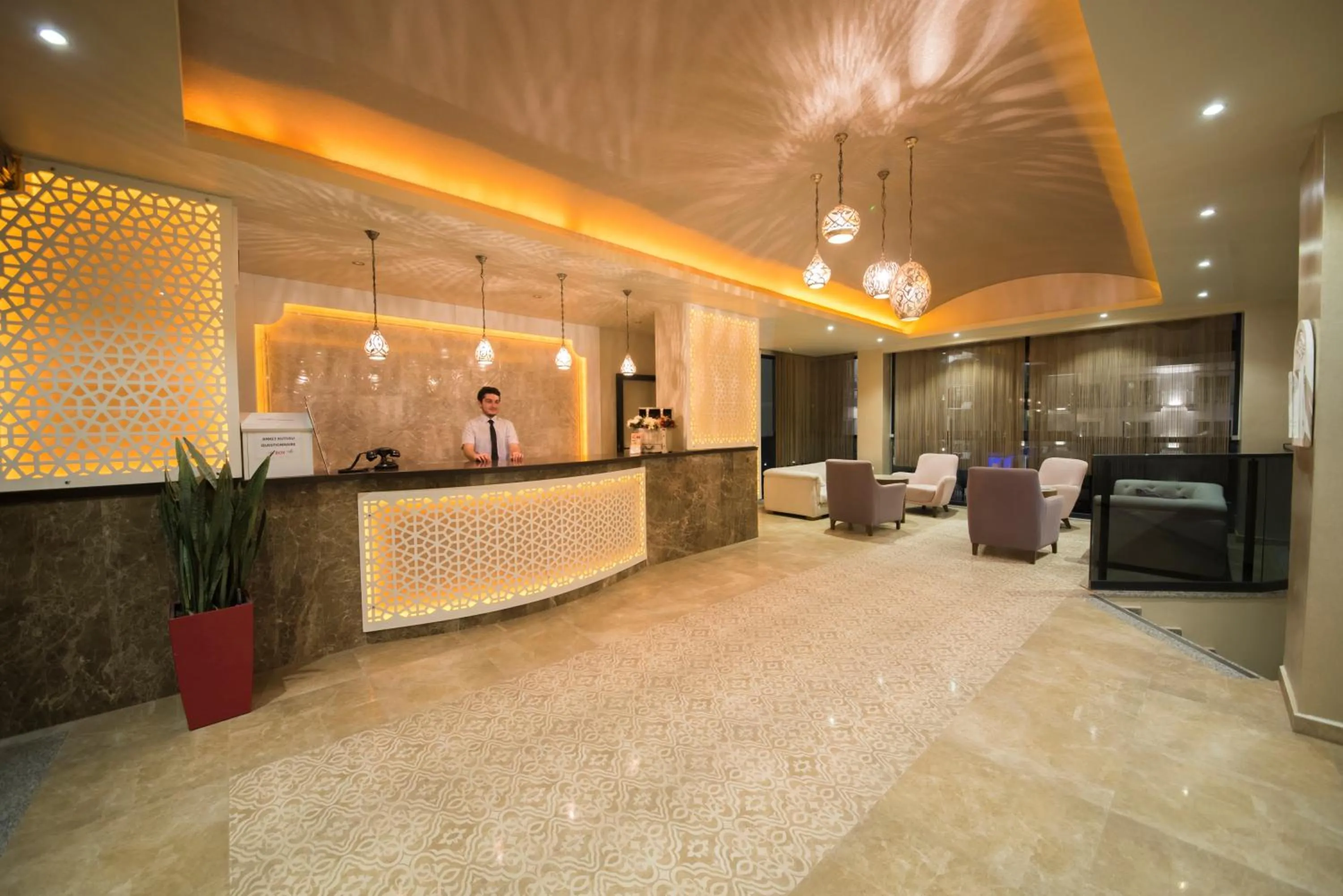 Lobby or reception in Montebello Deluxe Hotel