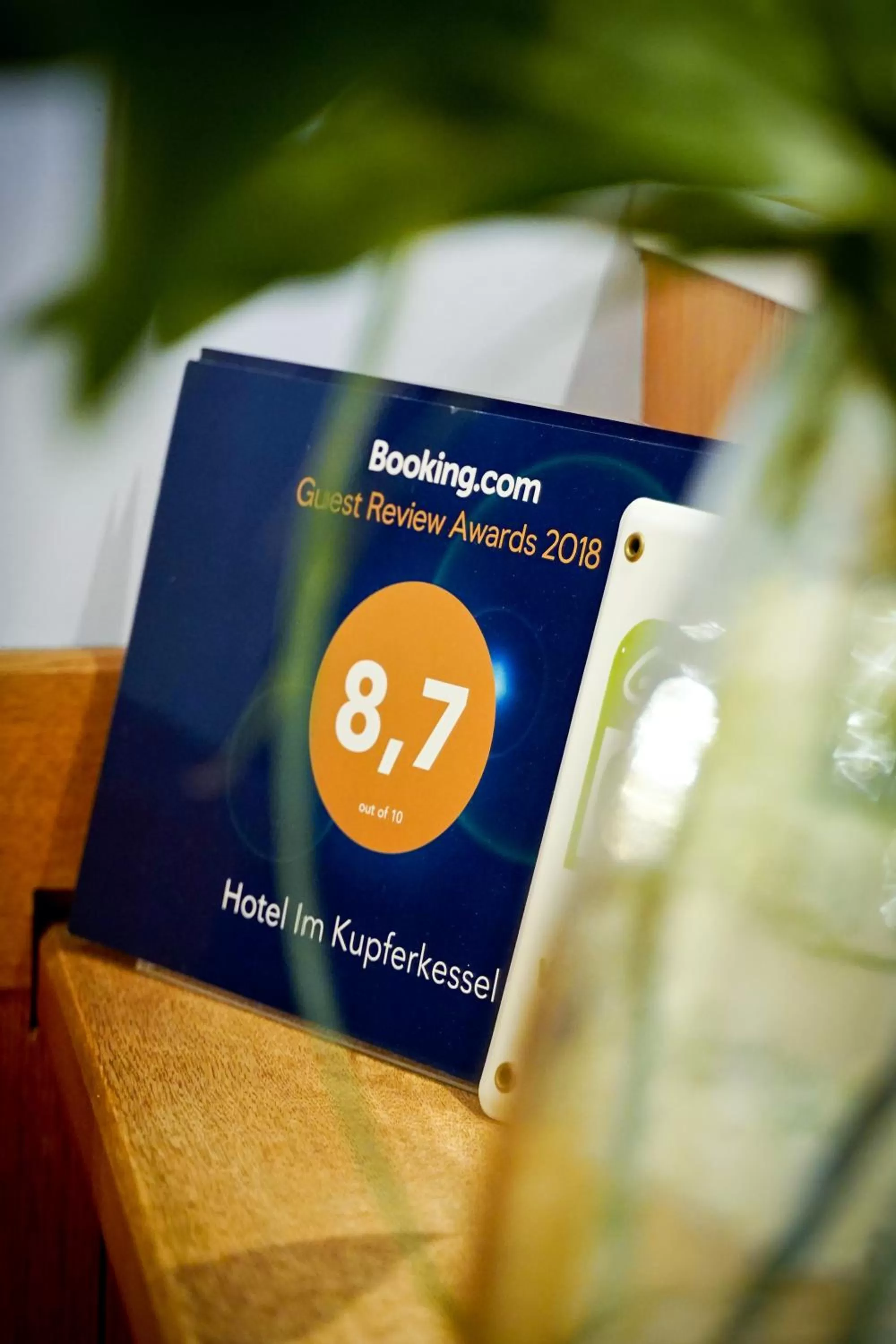 Certificate/Award in Hotel im Kupferkessel