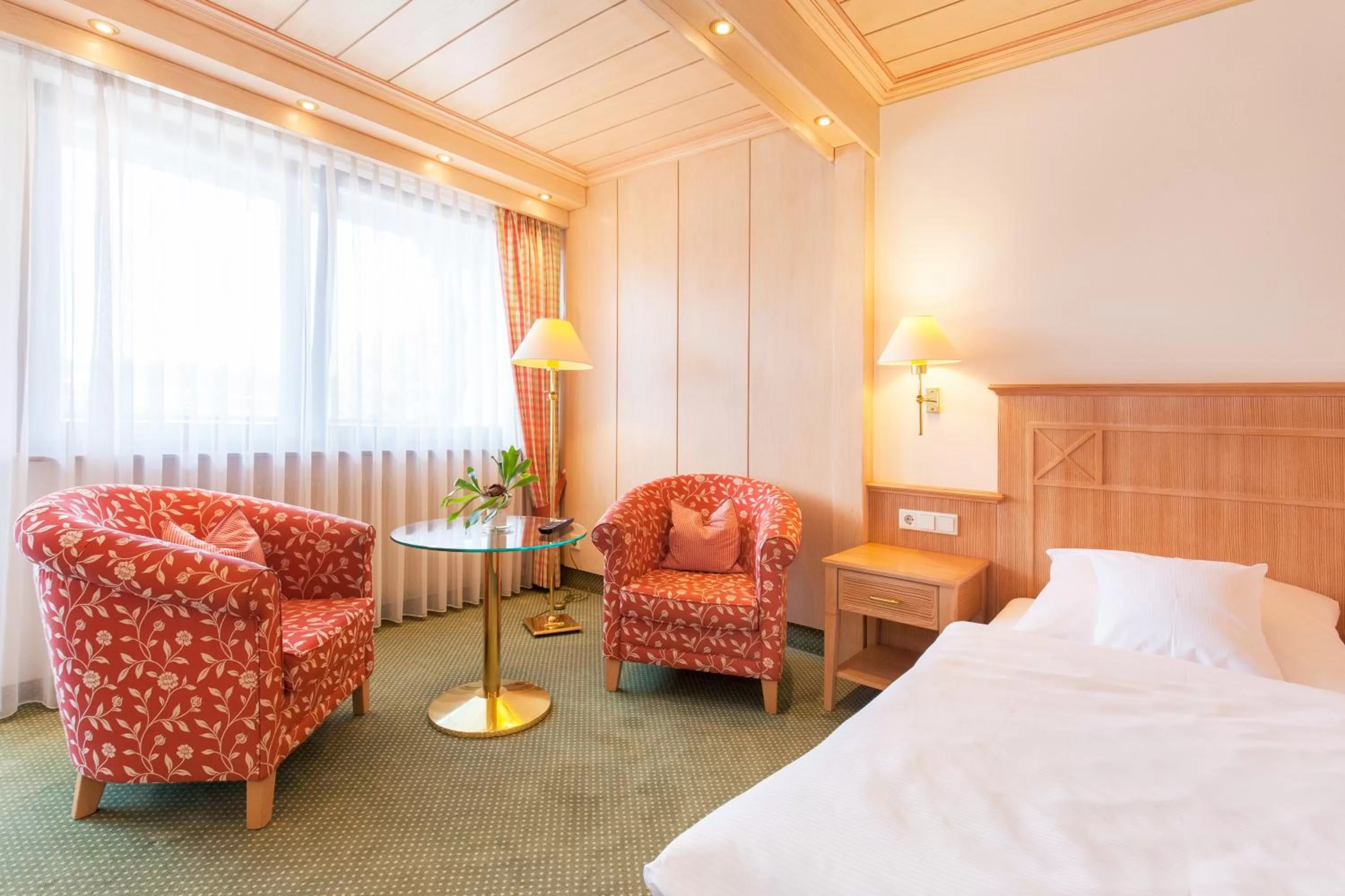 Photo of the whole room, Bed in Landgasthof Hotel Hirsch