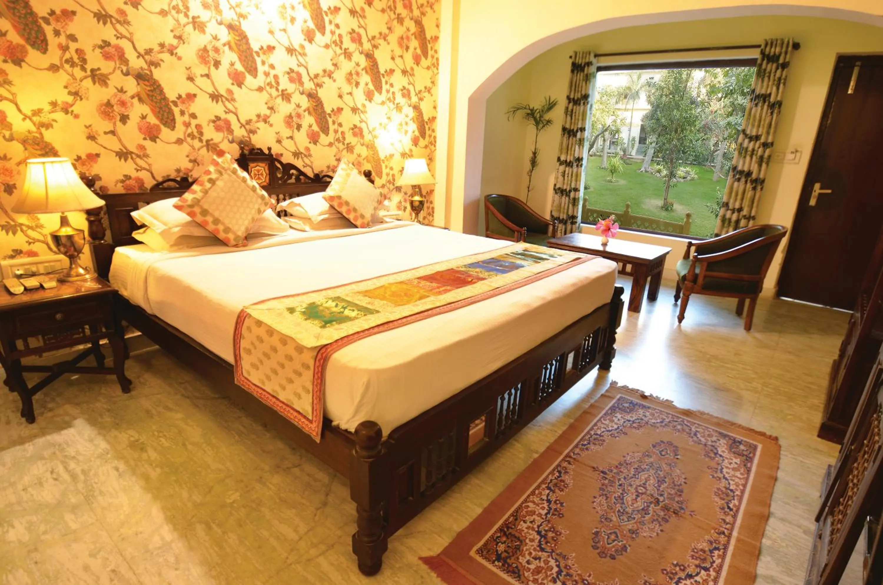 Photo of the whole room, Bed in Raj Palace Resort