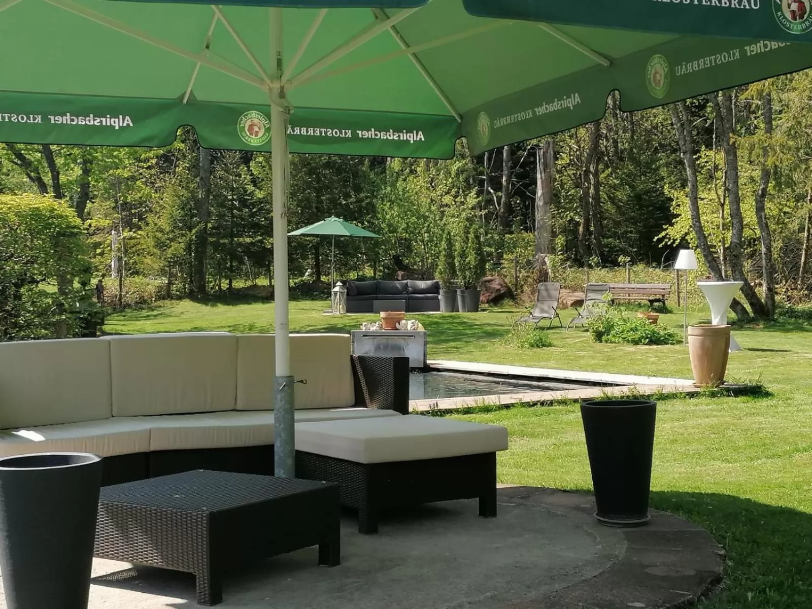 Garden in Hotel Restaurant Kniebishöhe