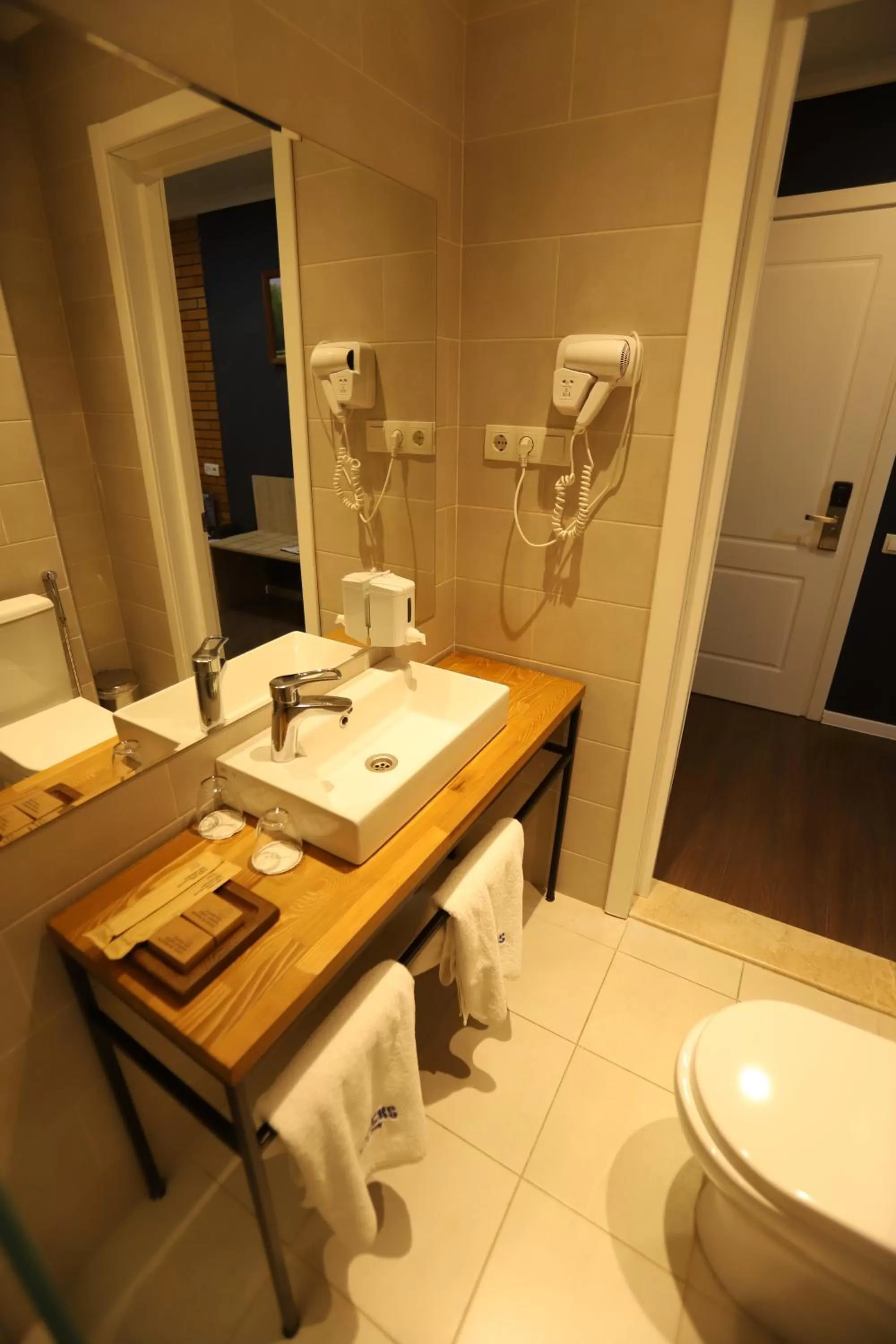 Toilet in Bricks Hotel Tbilisi