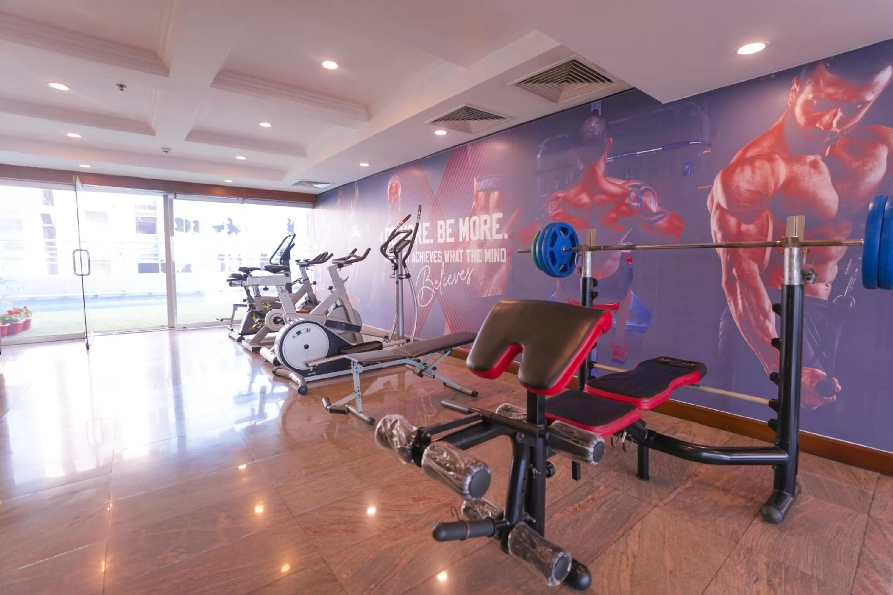 Fitness centre/facilities in Hotel Sarina