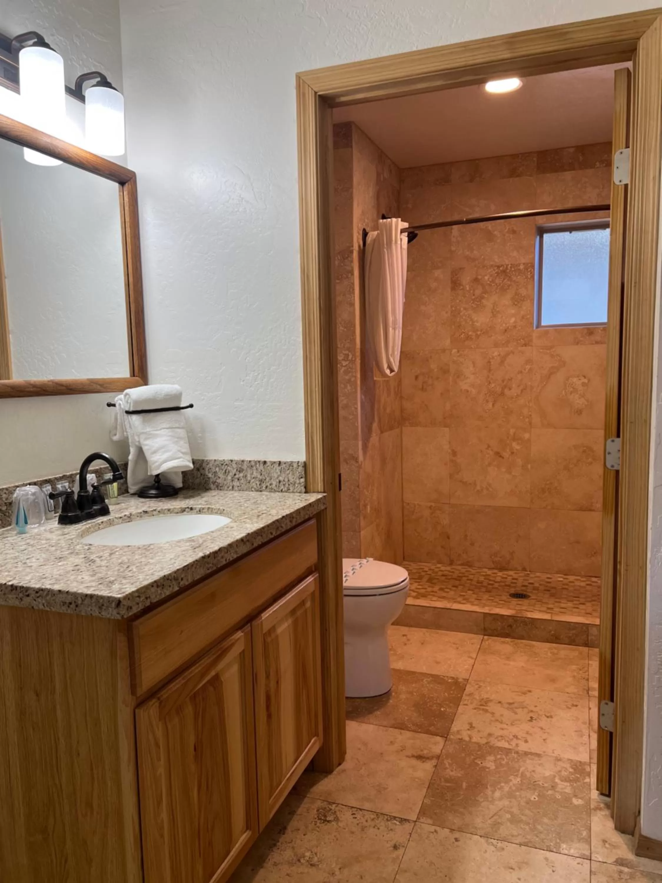 Bathroom in TimberLodge Inn