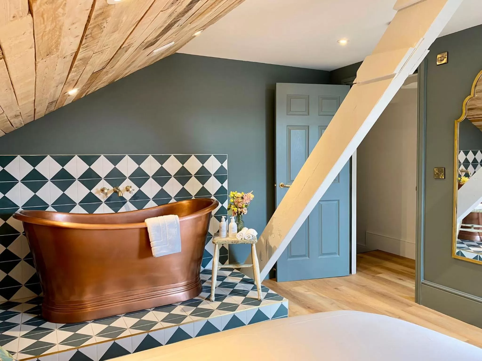 Bed in Railway House York by Chateau Anna