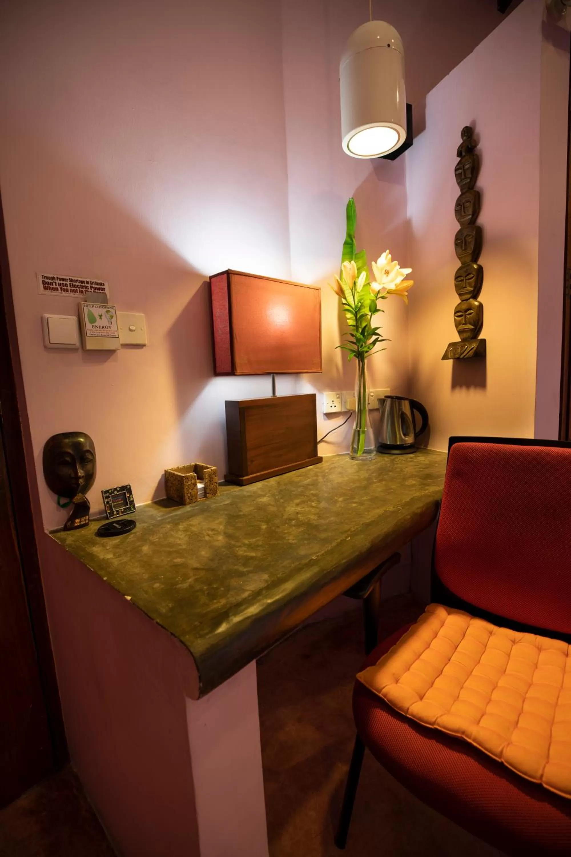 Decorative detail in Dickman Resort "The Boutique Hotel"