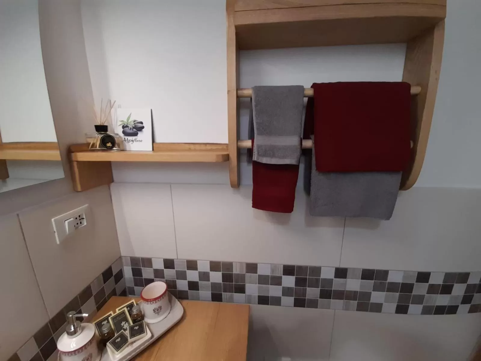 Bathroom in Bed & Breakfast La Crotta