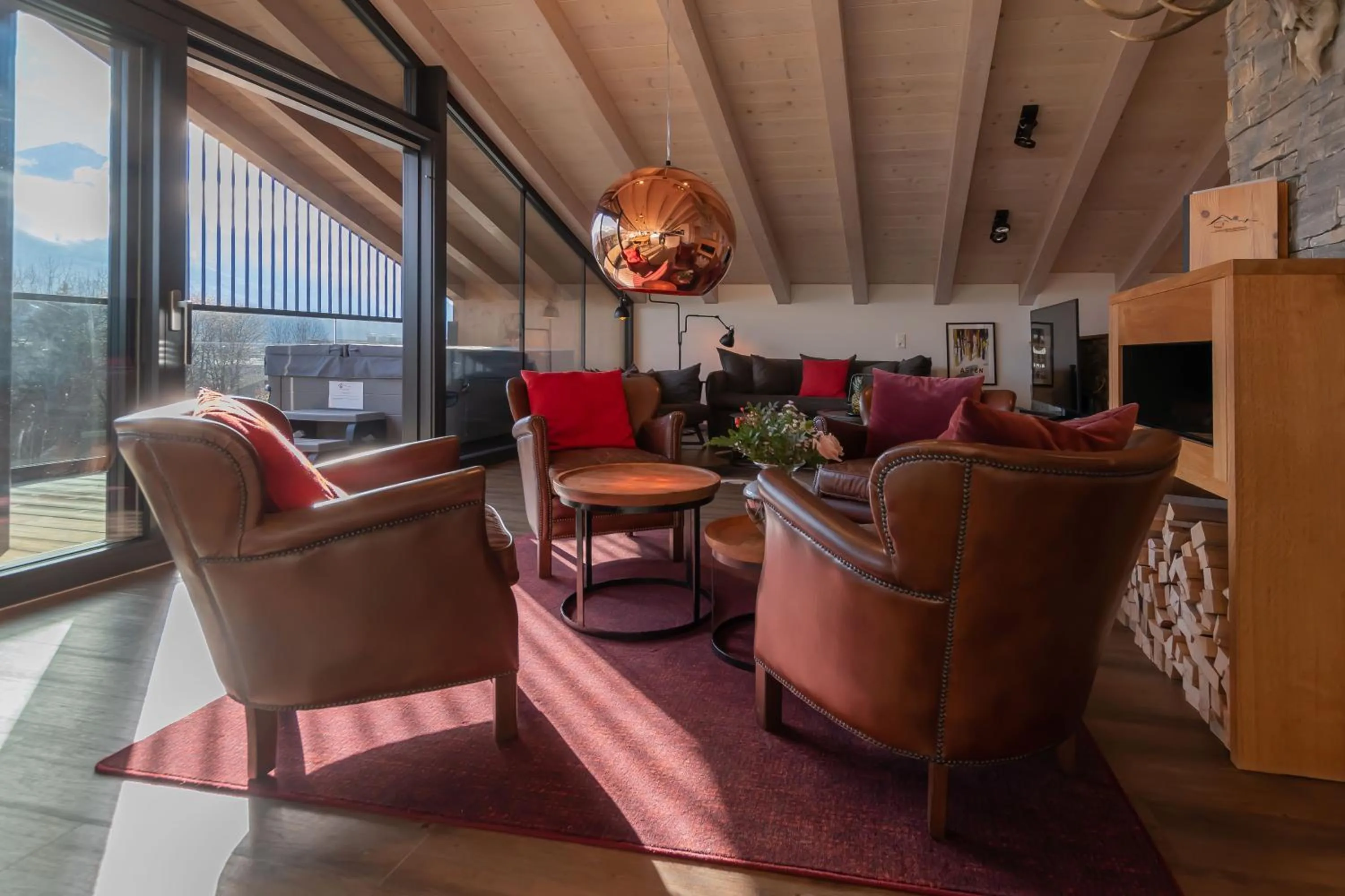 Living room, Seating Area in Schönblick Residence - Absolut Alpine Apartments