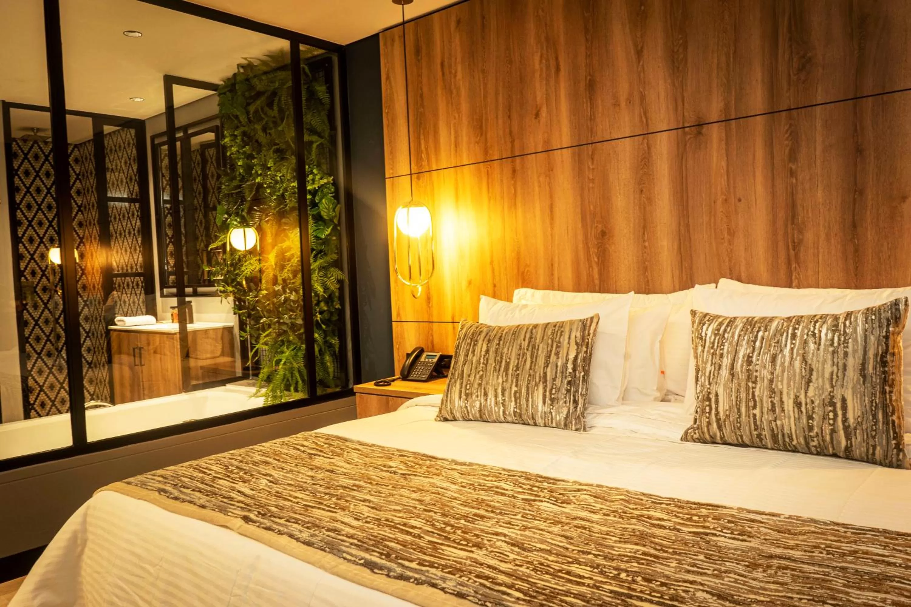 Bathroom, Bed in Cavalta by Bernalo Hotels