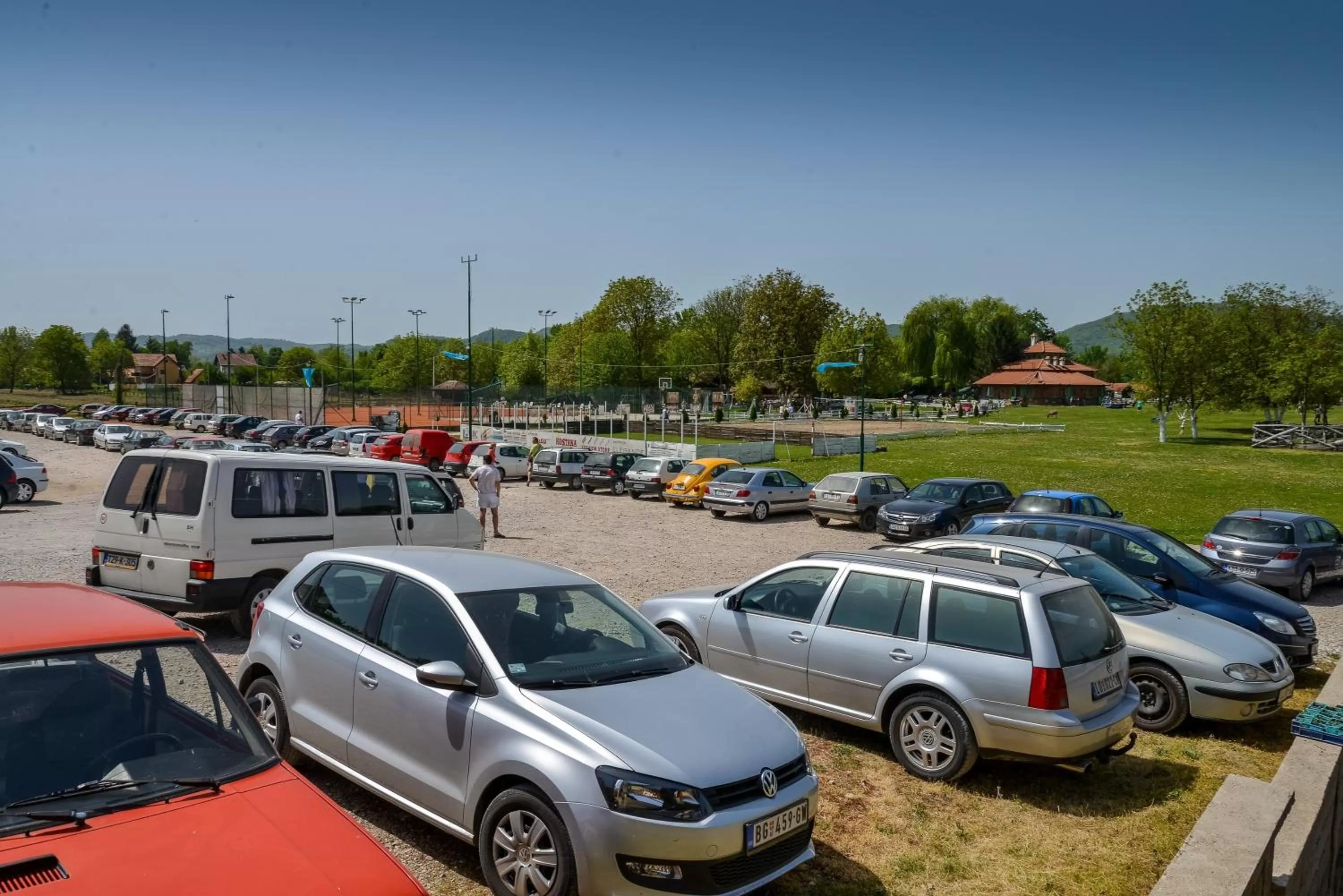 Bird's eye view in B&B Etno Village Sunčana Reka