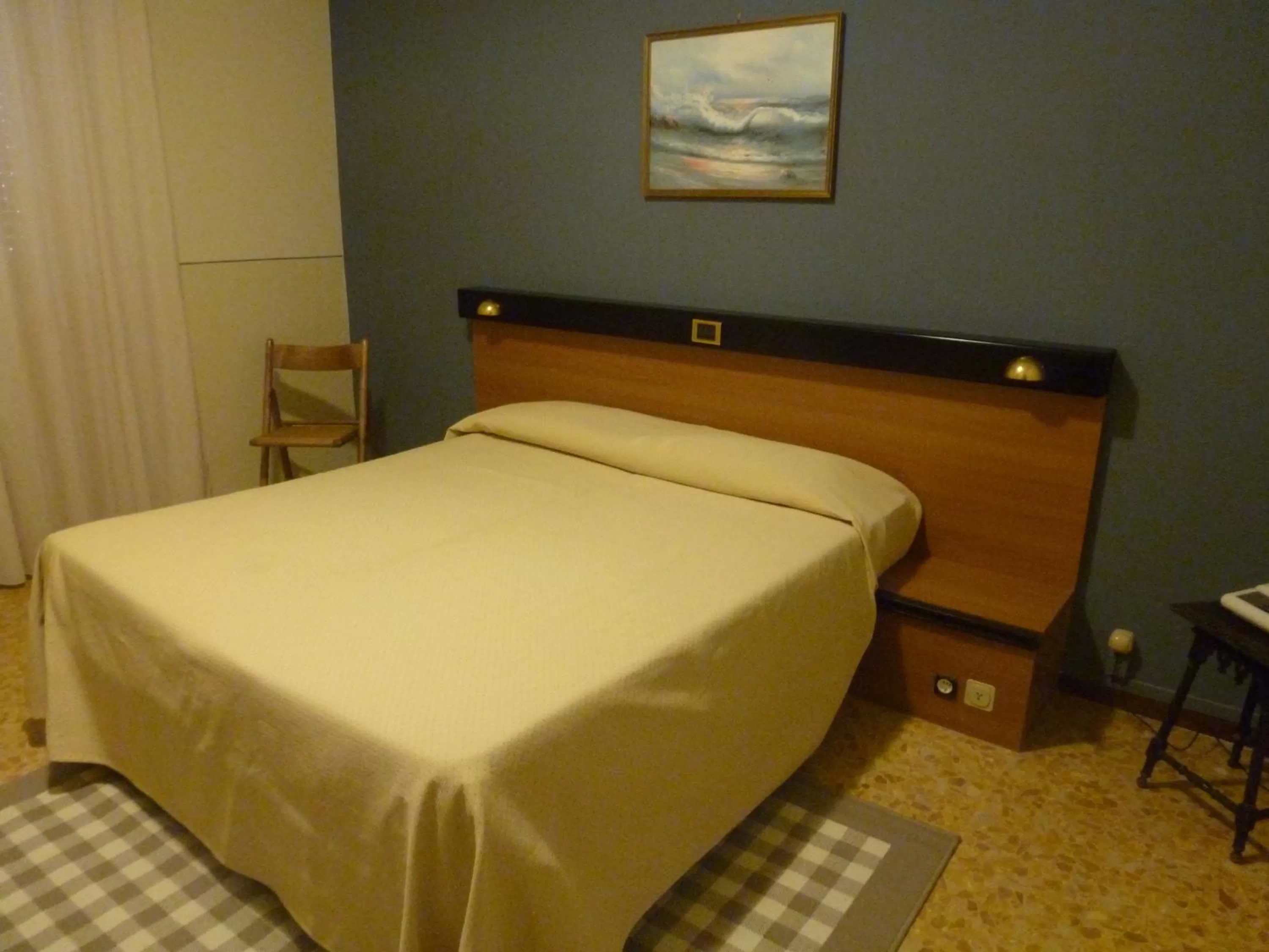 Bed in Hotel Da Cesare