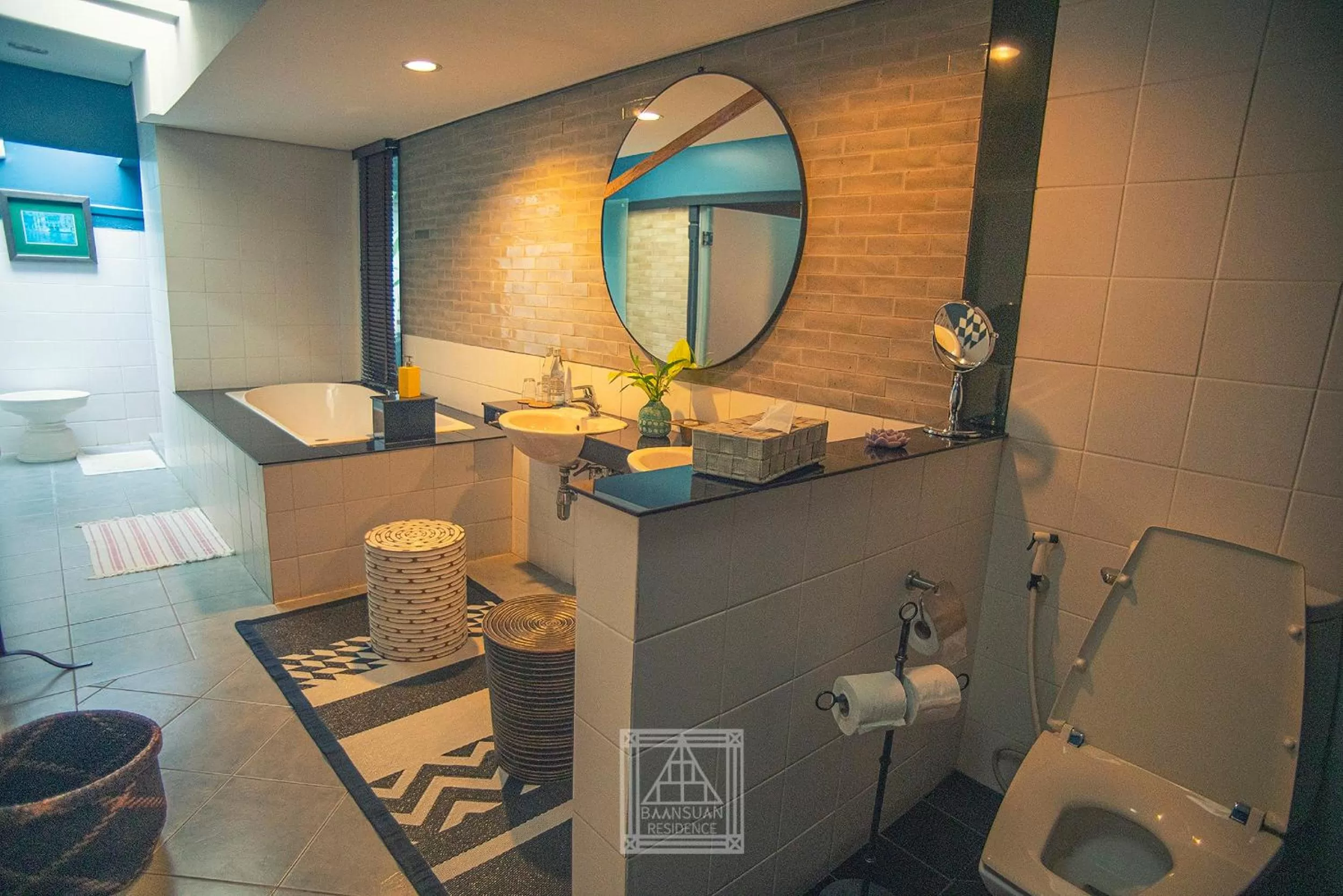 Bathroom in Baan Suan Residence เฮือนพักบ้านสวน