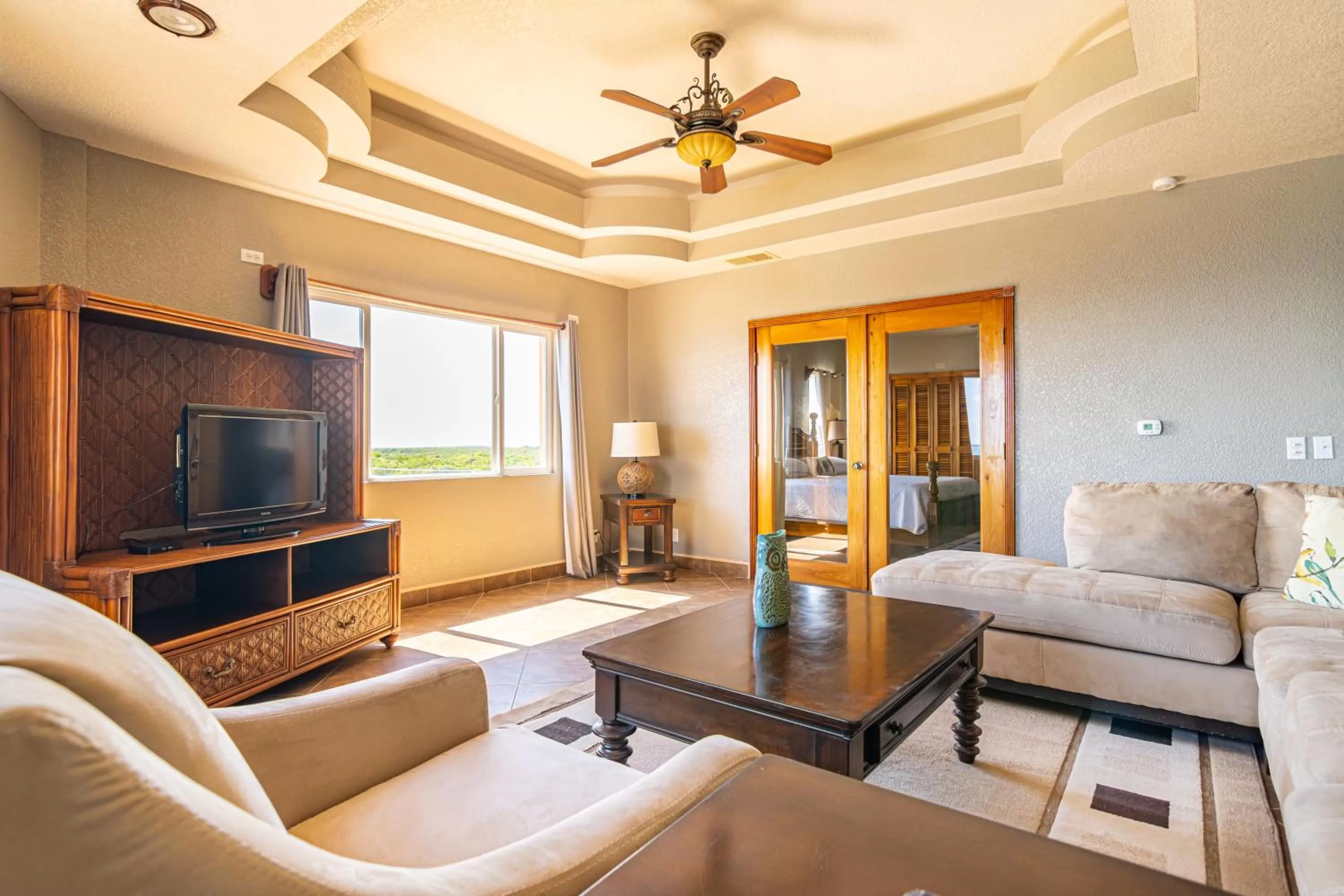 Living room in Lighthouse Beach Villas