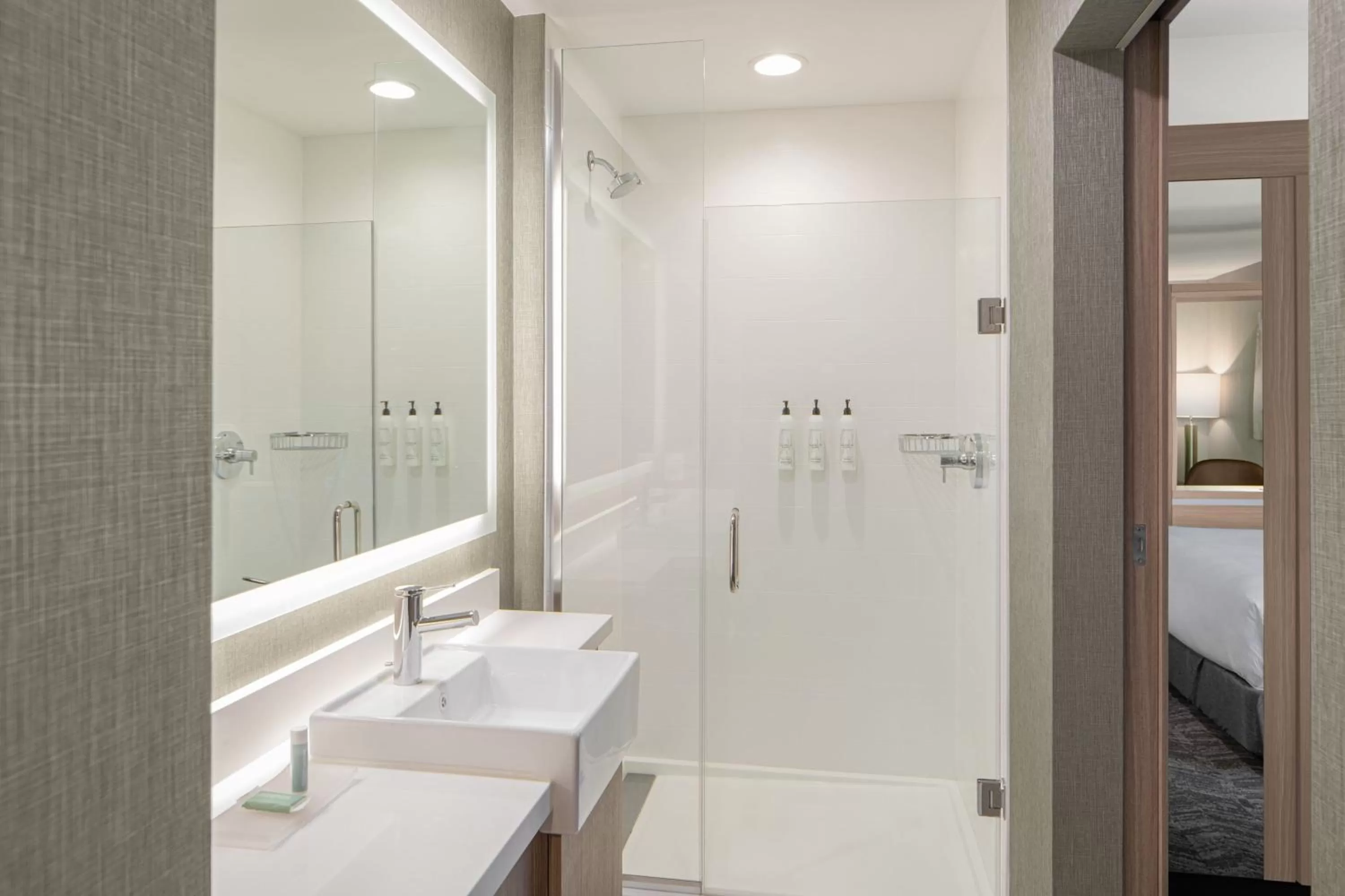 Bathroom in SpringHill Suites by Marriott Columbia near Fort Jackson