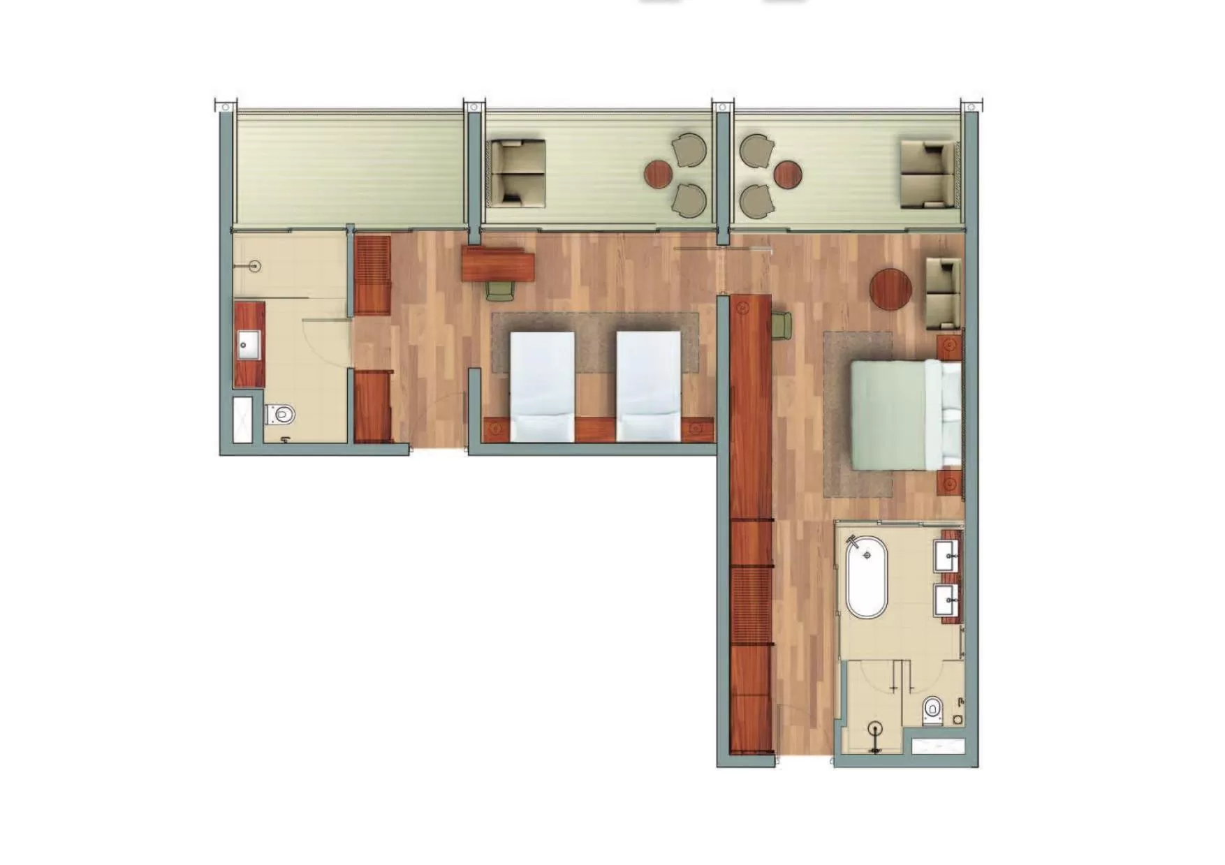 Floor plan in Le Grand Galle