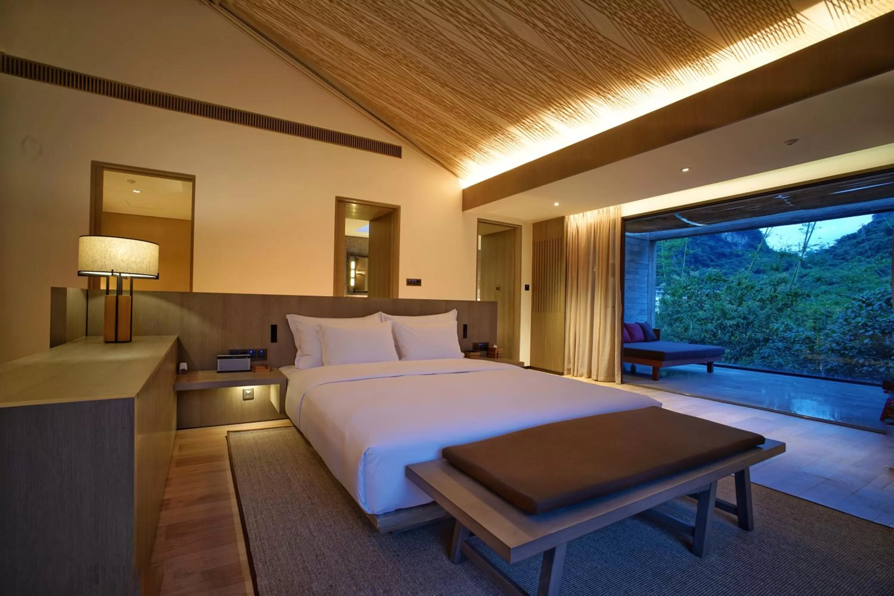 Bed in Yangshuo Sugar House