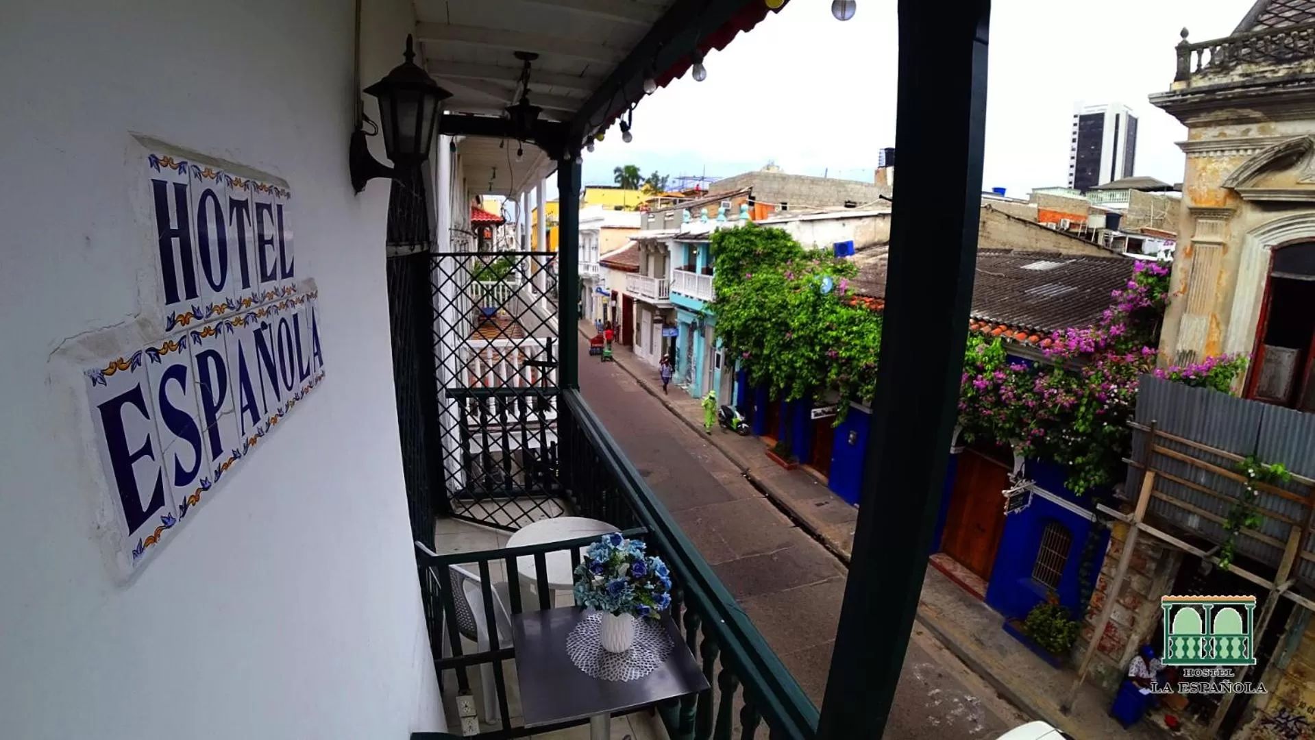 Balcony/Terrace in Hostal La Española de Getsemani