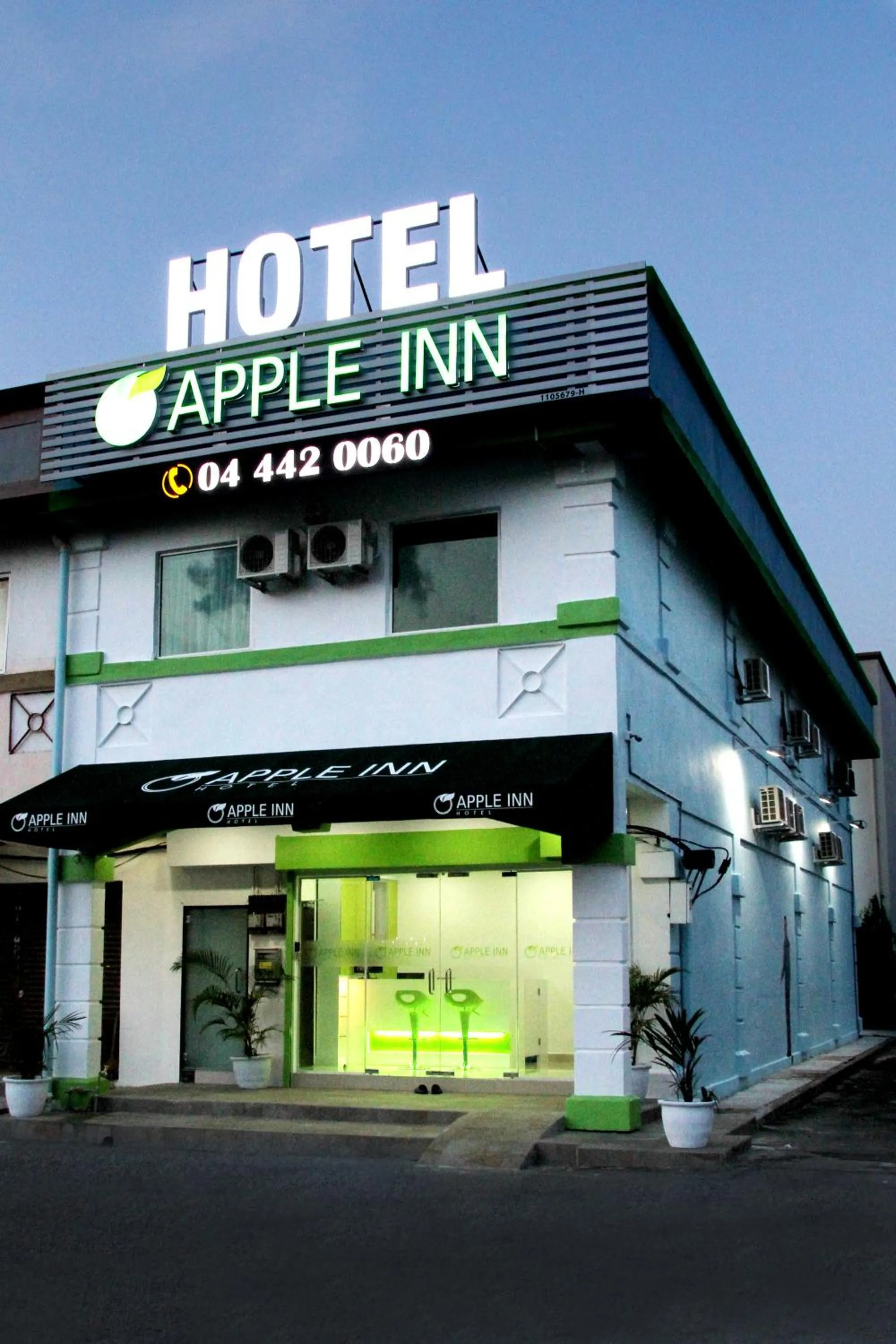Facade/entrance in Apple Inn Hotel