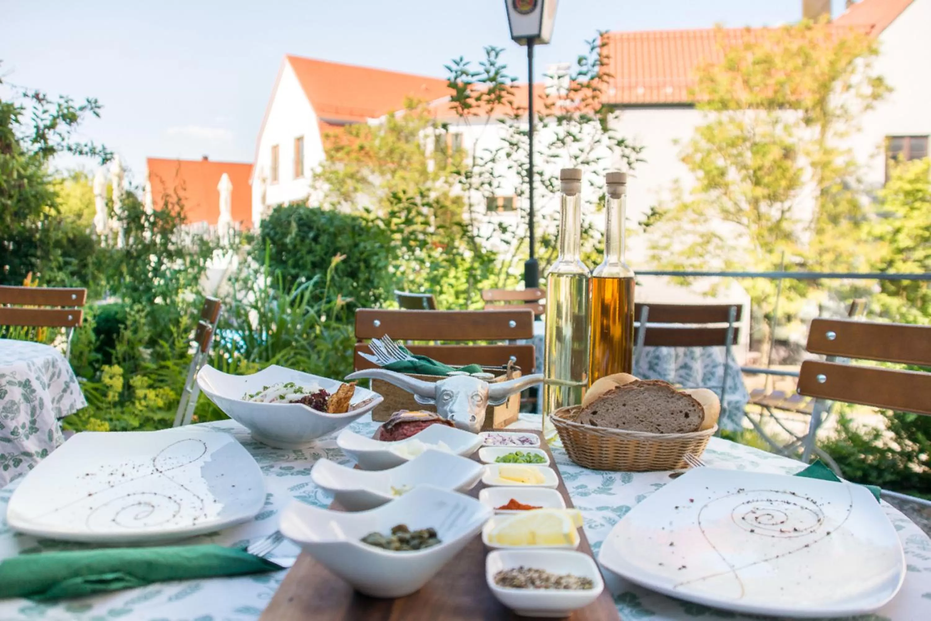 Patio in Gasthof Diem