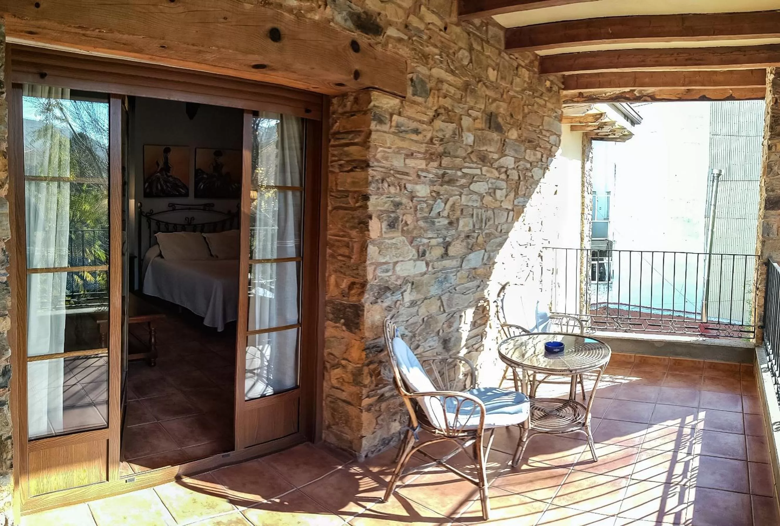 Balcony/Terrace in Hotel Rural Castúo H CC 656