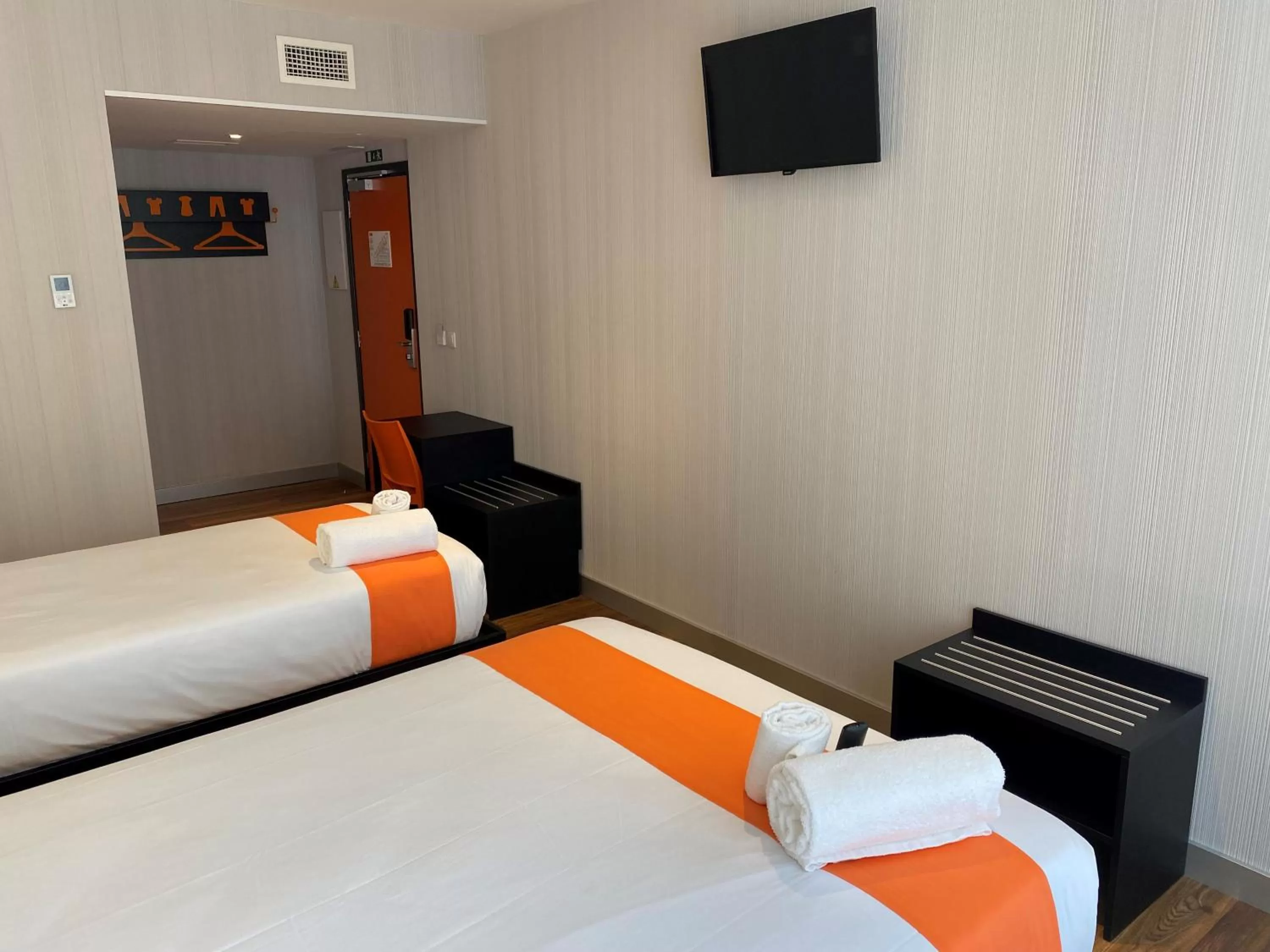 Bed in easyHotel Lisbon