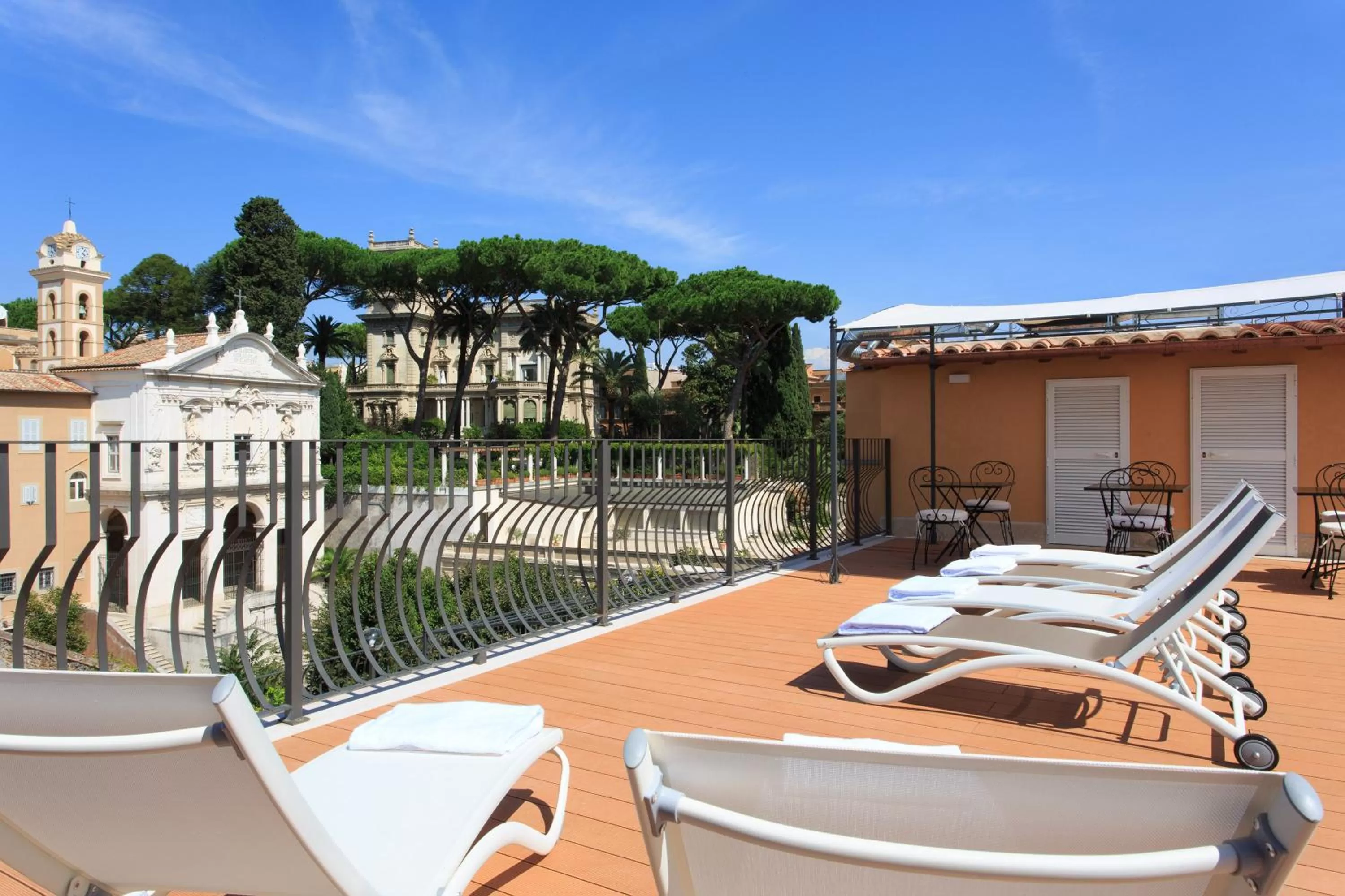 Balcony/Terrace in Hotel Degli Artisti
