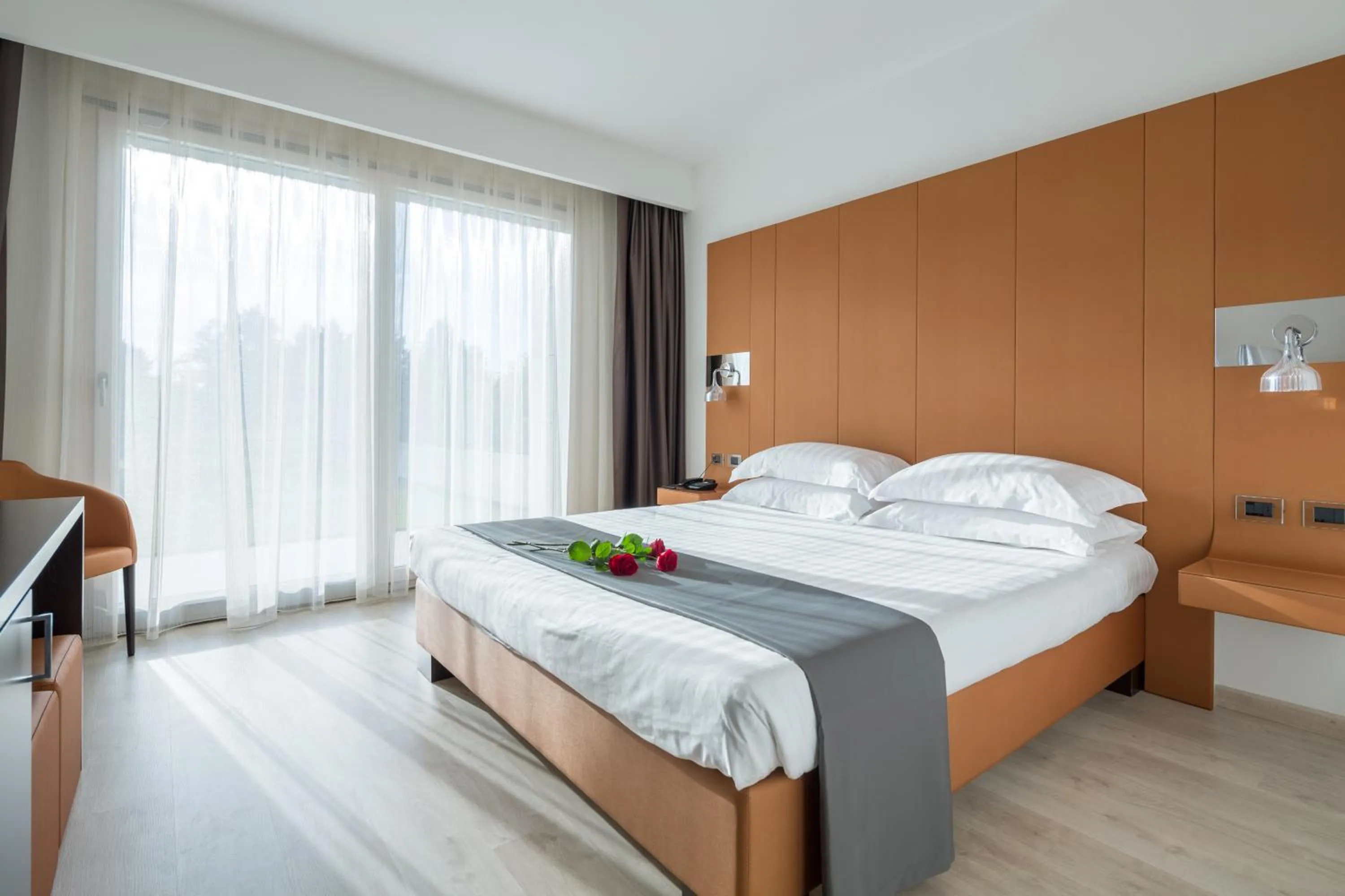 Bedroom, Bed in Hotel Brandoli