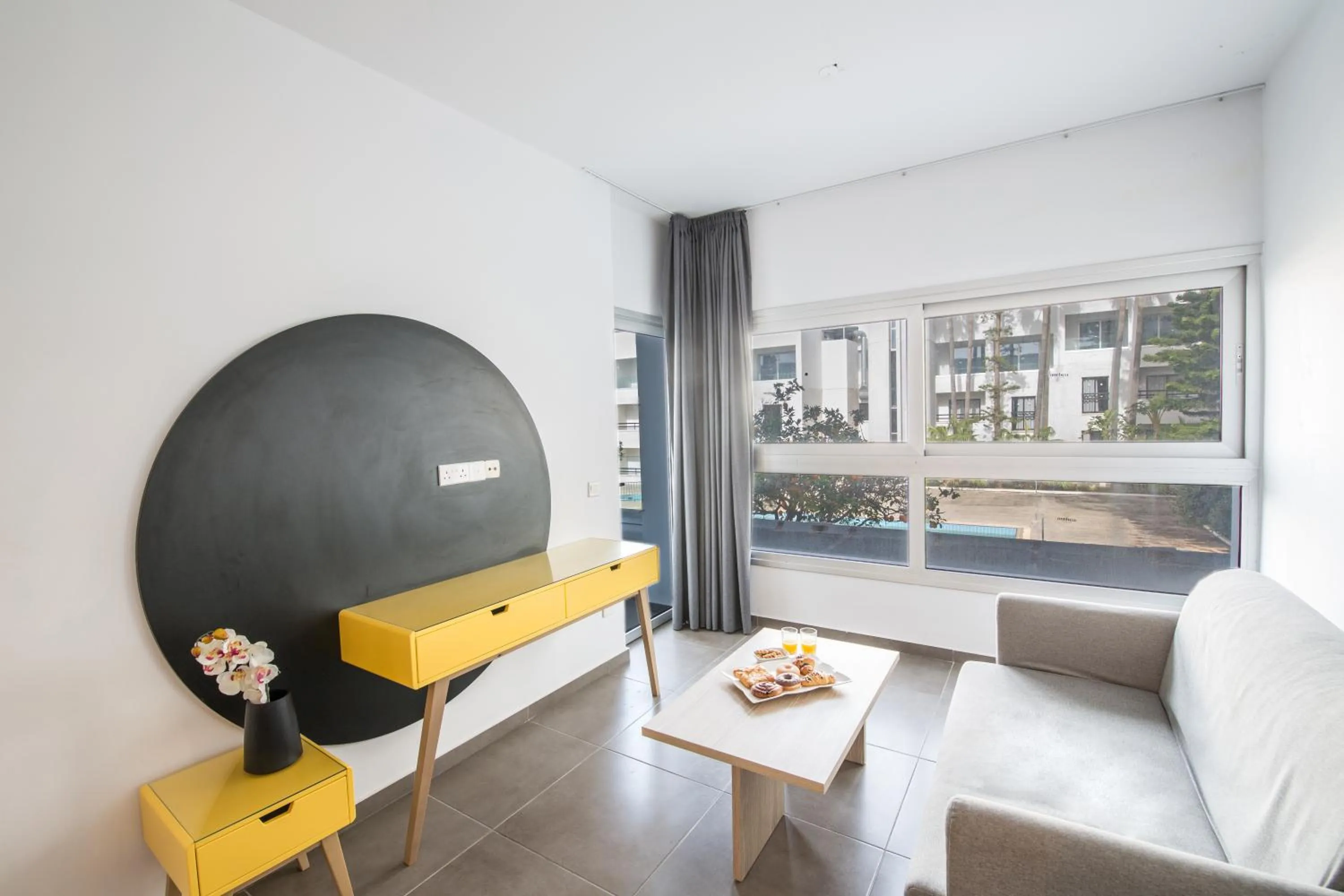 Living room in Anthea Hotel Apartments